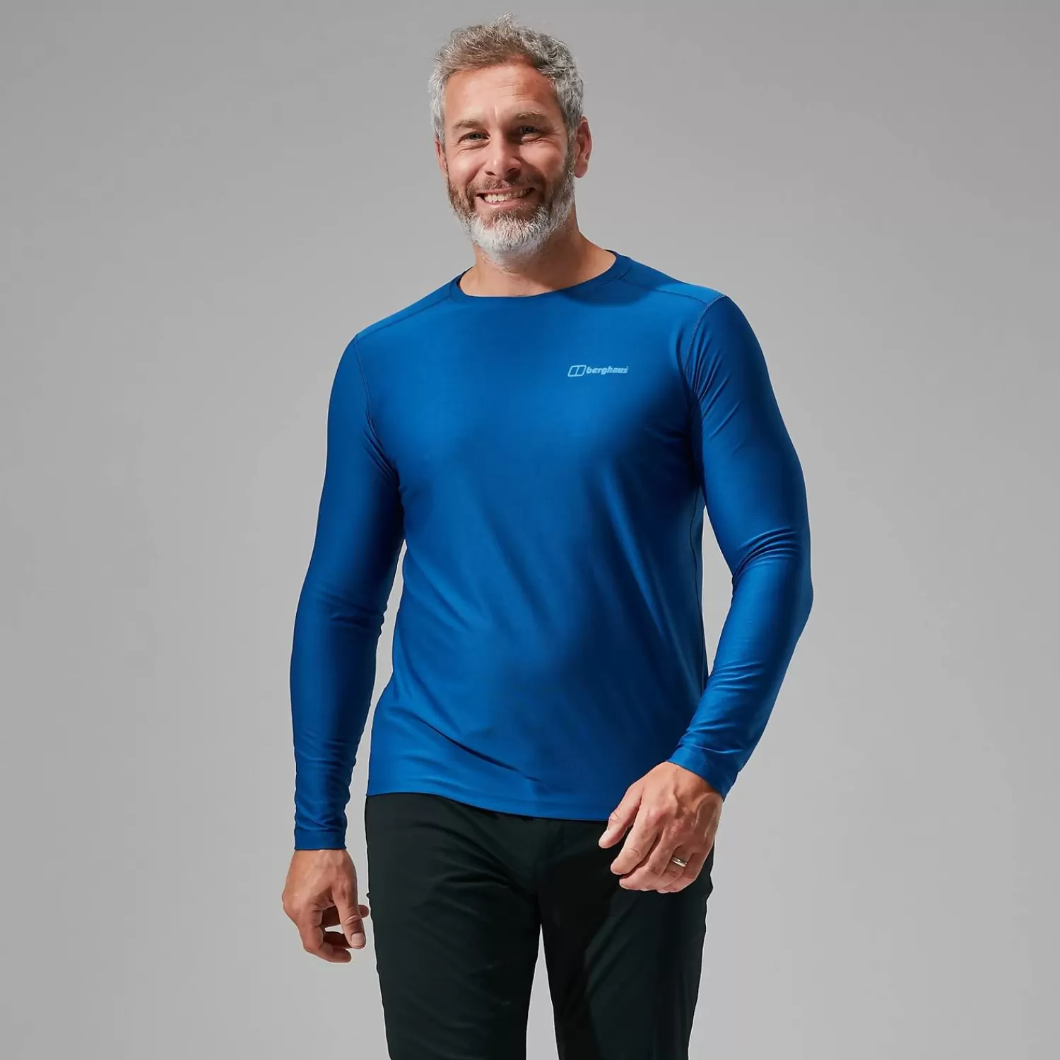 Berghaus Everyday | Baselayer-24/7 Long Sleeve T-Shirt für Herren - Blau Blue/Blue