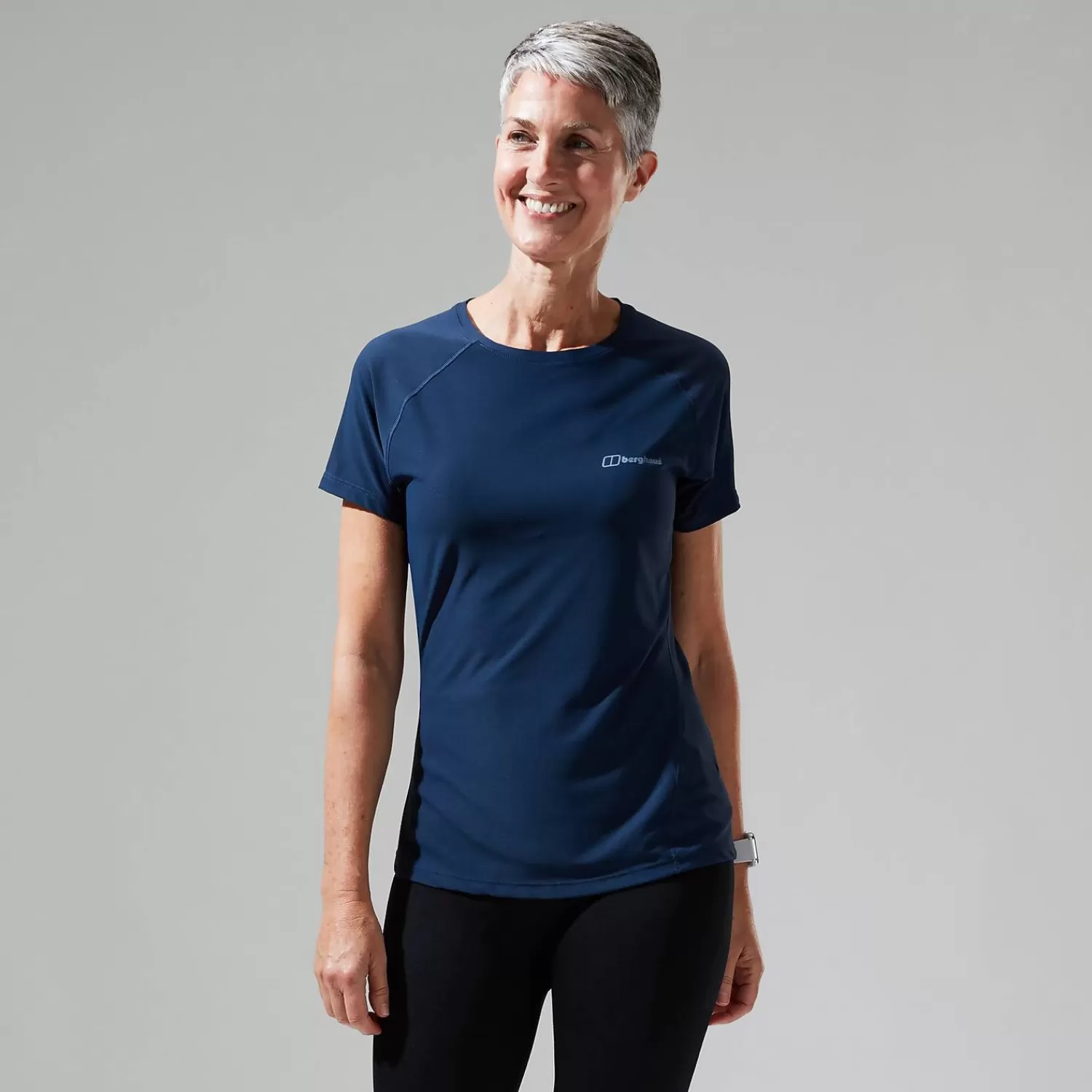 Berghaus Everyday | Baselayer-24/7 Super Stretch Tech T-Shirt für Damen - Dunkelblau Dark Blue/Dark Blue