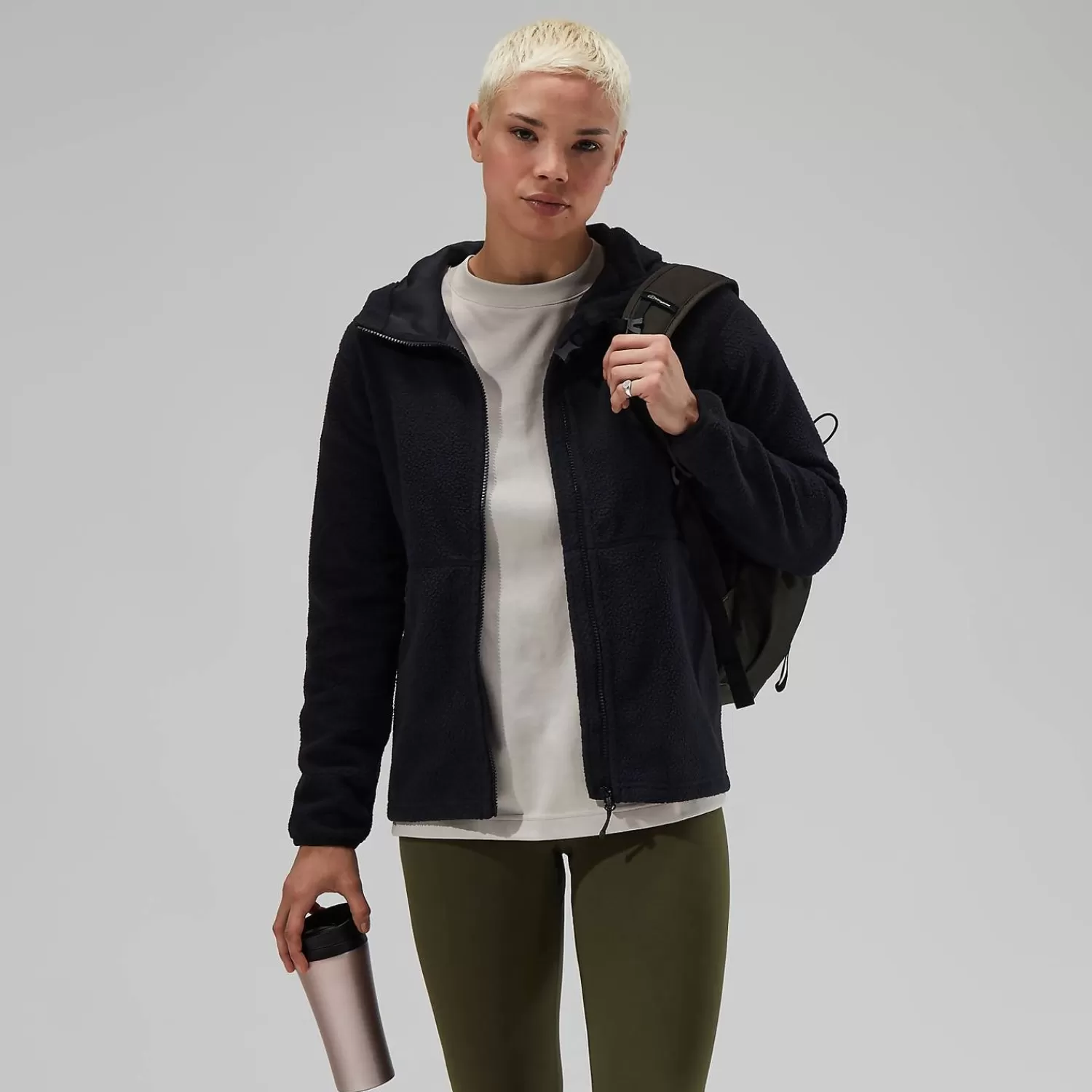 Berghaus Everyday | Fleece-Angram Jacken für Damen - Schwarz