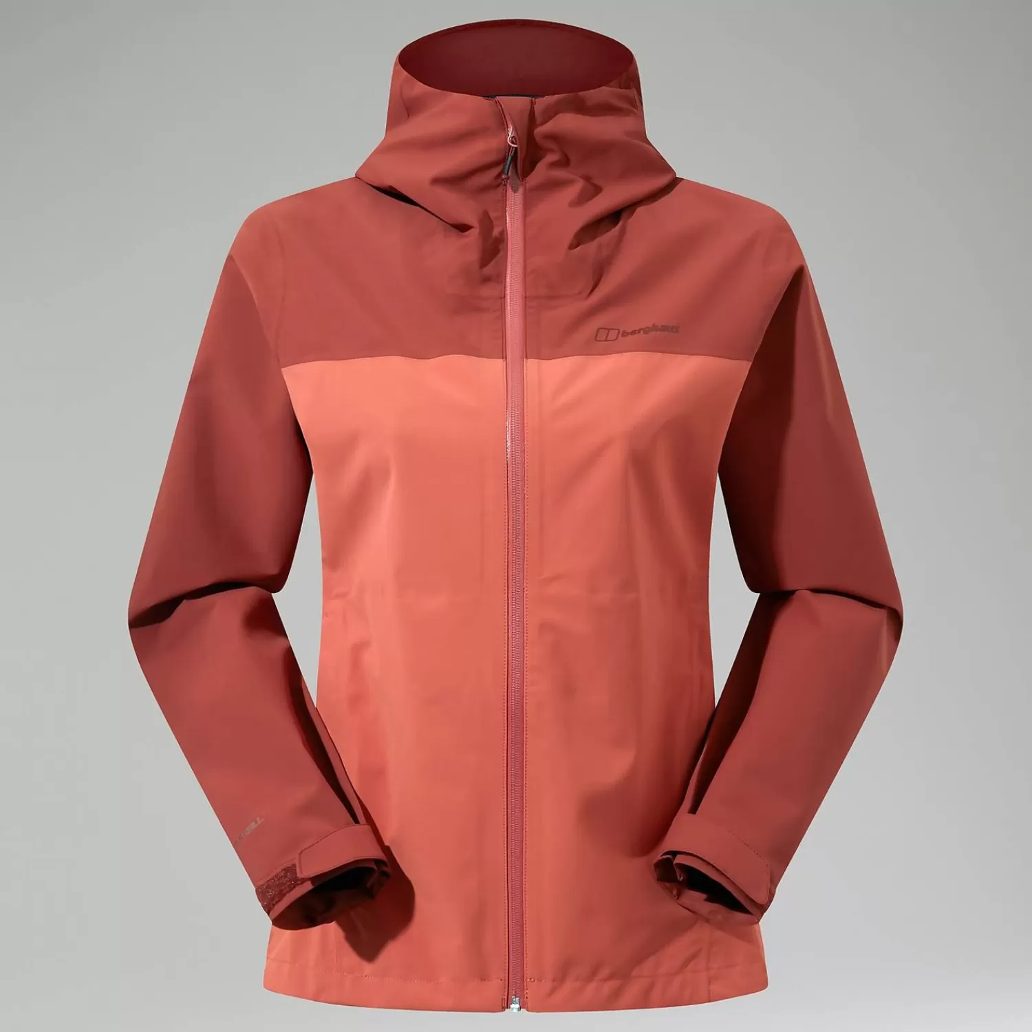 Berghaus Everyday | Wasserdicht-Arnaby Hooded Jacke für Damen - Dunkelrot Dark Red