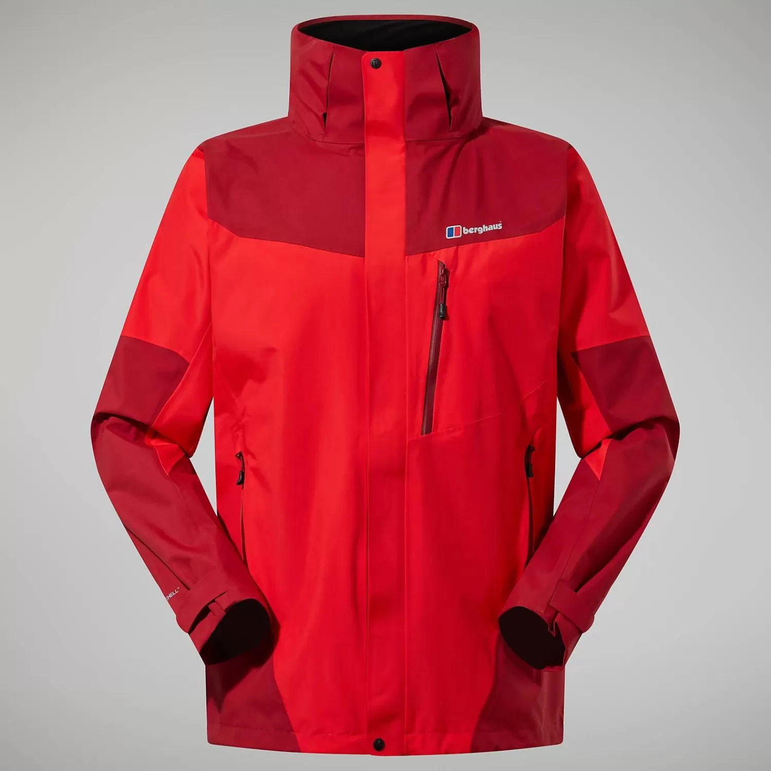 Berghaus Wasserdicht-Arran Jacken für Herren - Rot/Dunkelrot Red/Dark Red