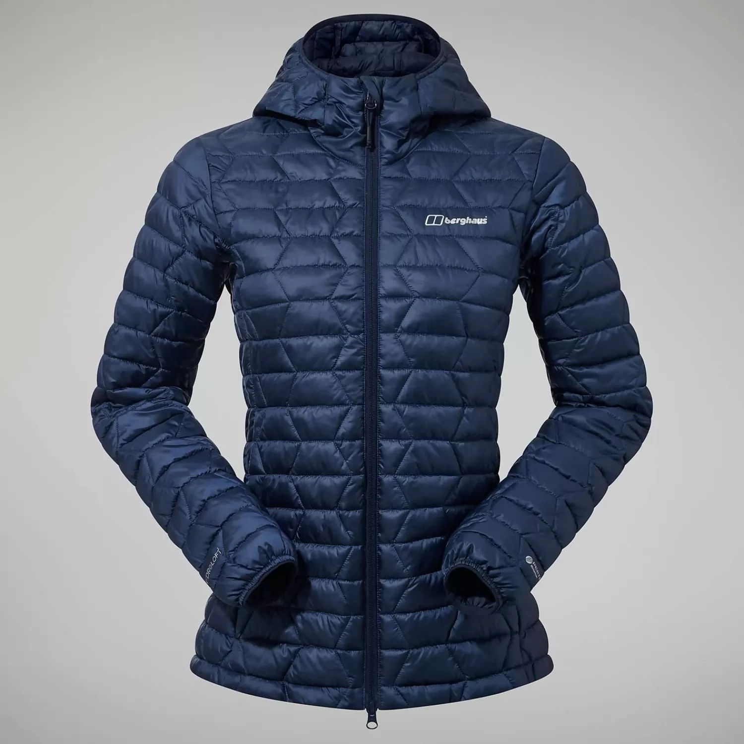 Berghaus Wandern & Trekking | Isolierend-Cuillin Isolierter Hoodie für Damen - Dunkelblau Dusk/Navy Blazer