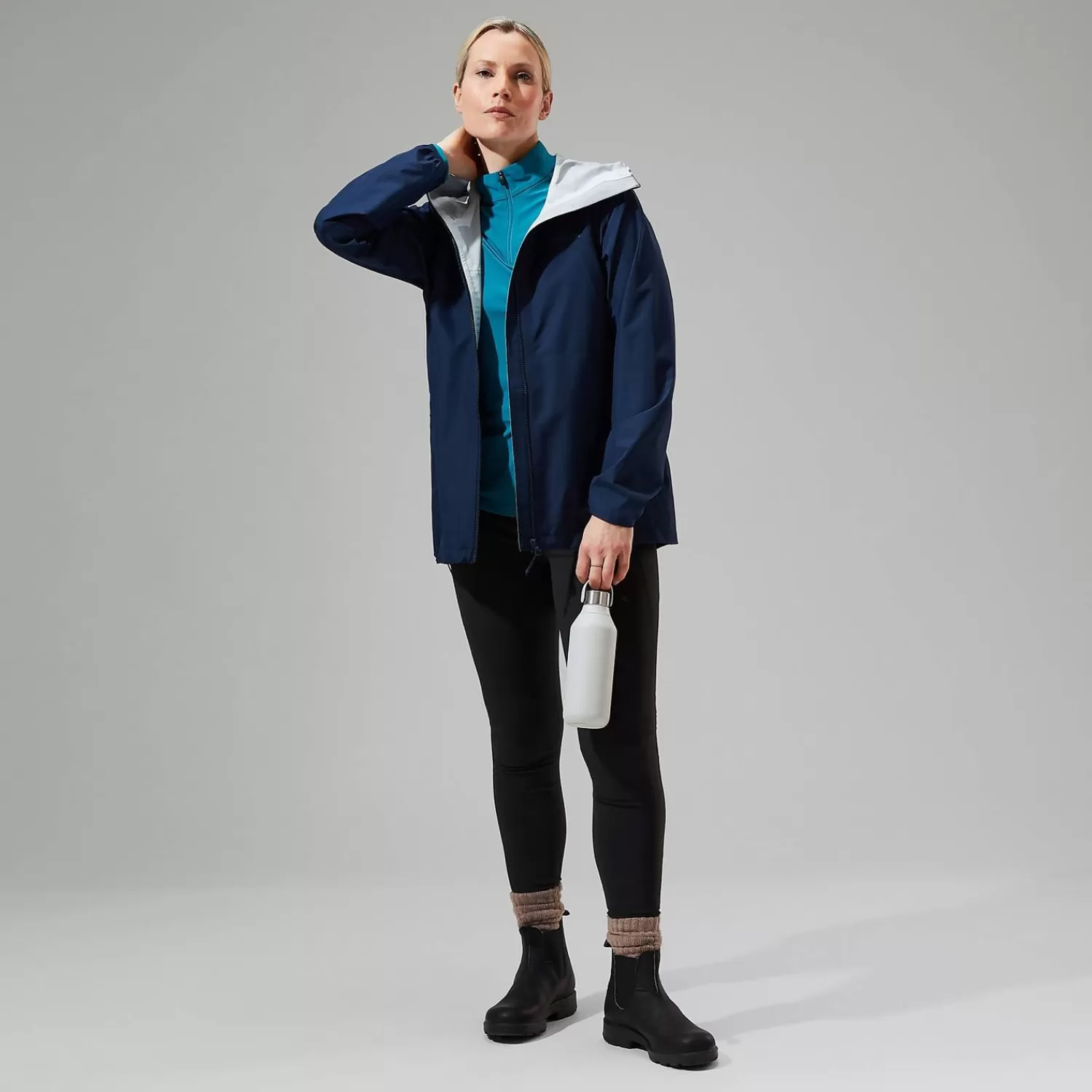 Berghaus Everyday | Wasserdicht-Deluge Pro 3.0 Jacke für Damen - Dunkelblua Saphirblau