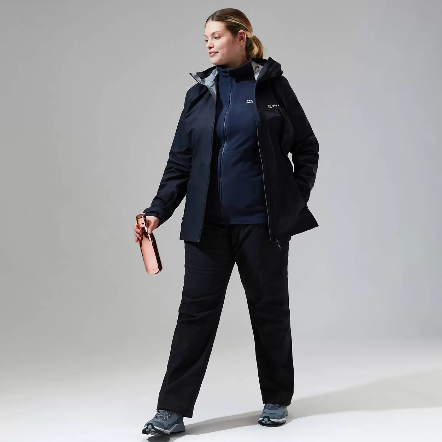 Berghaus Everyday | Wasserdicht-Deluge Pro Jacken für Damen - Schwarz