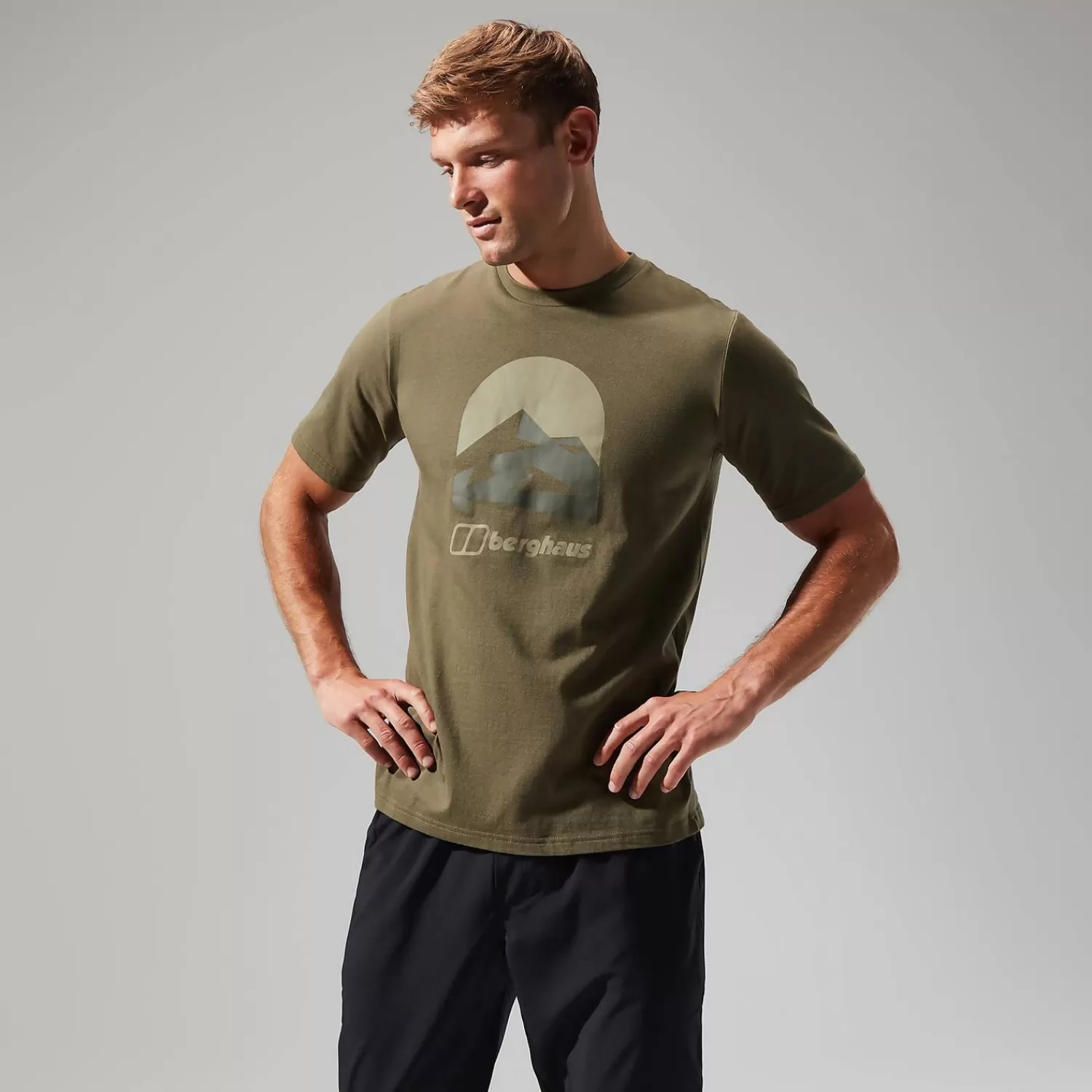 Berghaus Walking | T-Shirts-Edale MTN Short Sleeve T-Shirt für Herren - Dunkelgrün