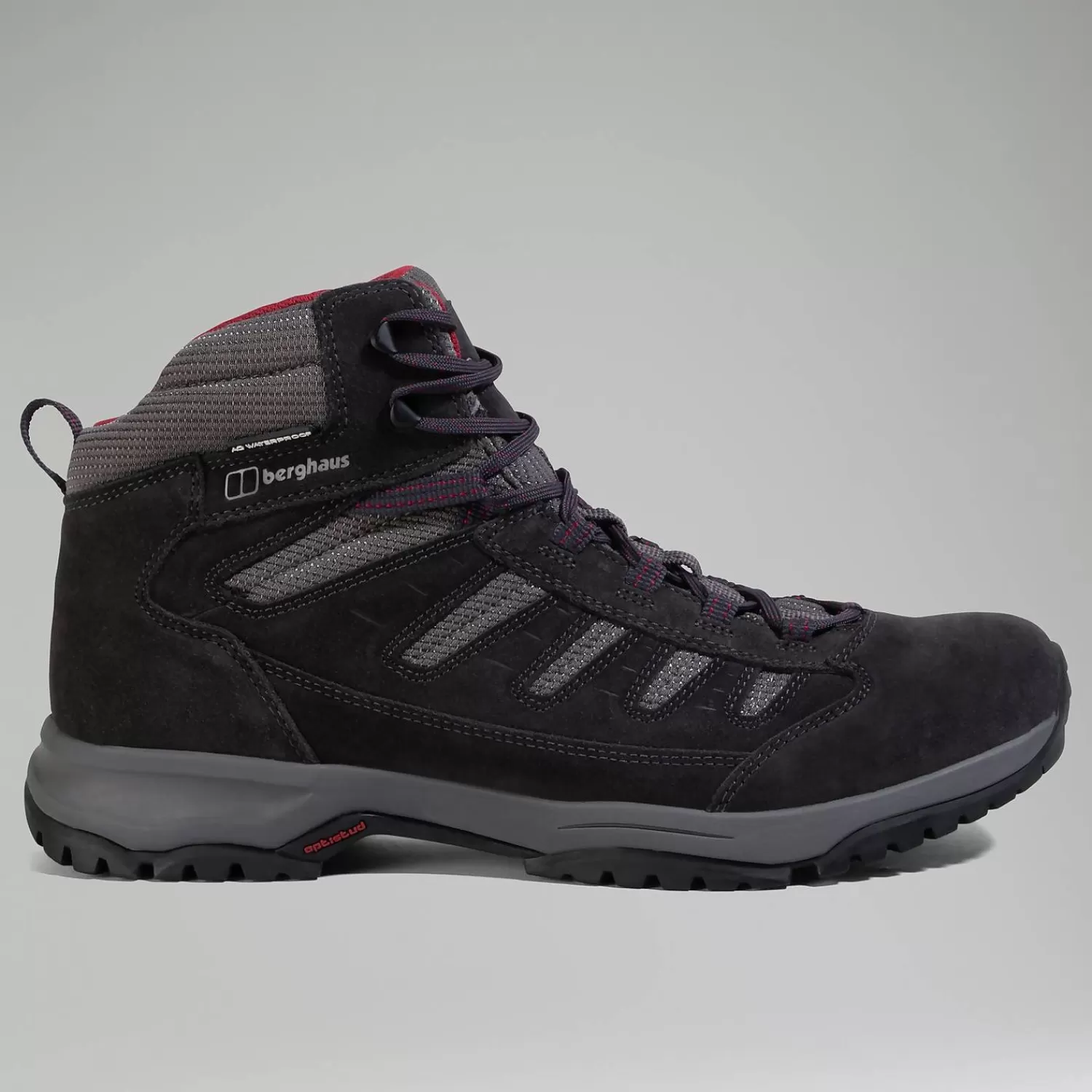 Berghaus Everyday | Wandern & Trekking | Wanderstiefel-Expeditor Trek 2.0 Wanderstiefel für Herren - Schwarz/Rot Black/Red