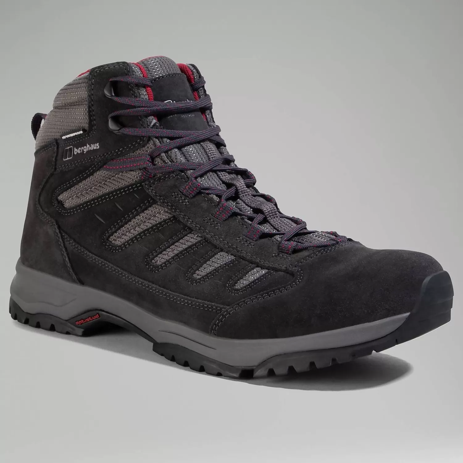 Berghaus Everyday | Wandern & Trekking | Wanderstiefel-Expeditor Trek 2.0 Wanderstiefel für Herren - Schwarz/Rot Black/Red