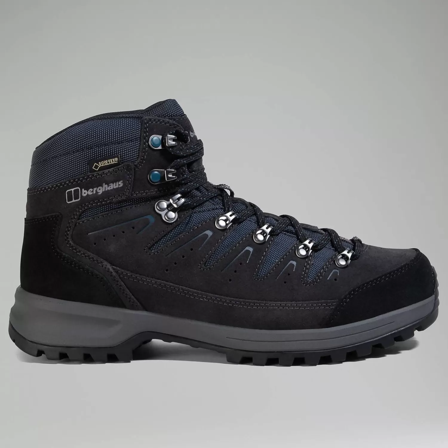 Berghaus Walking | Wandern & Trekking | Wanderstiefel-Explorer Trek GTX Wanderstiefel für Herren - Dunkelgrau/Blau Dark Grey/Blue