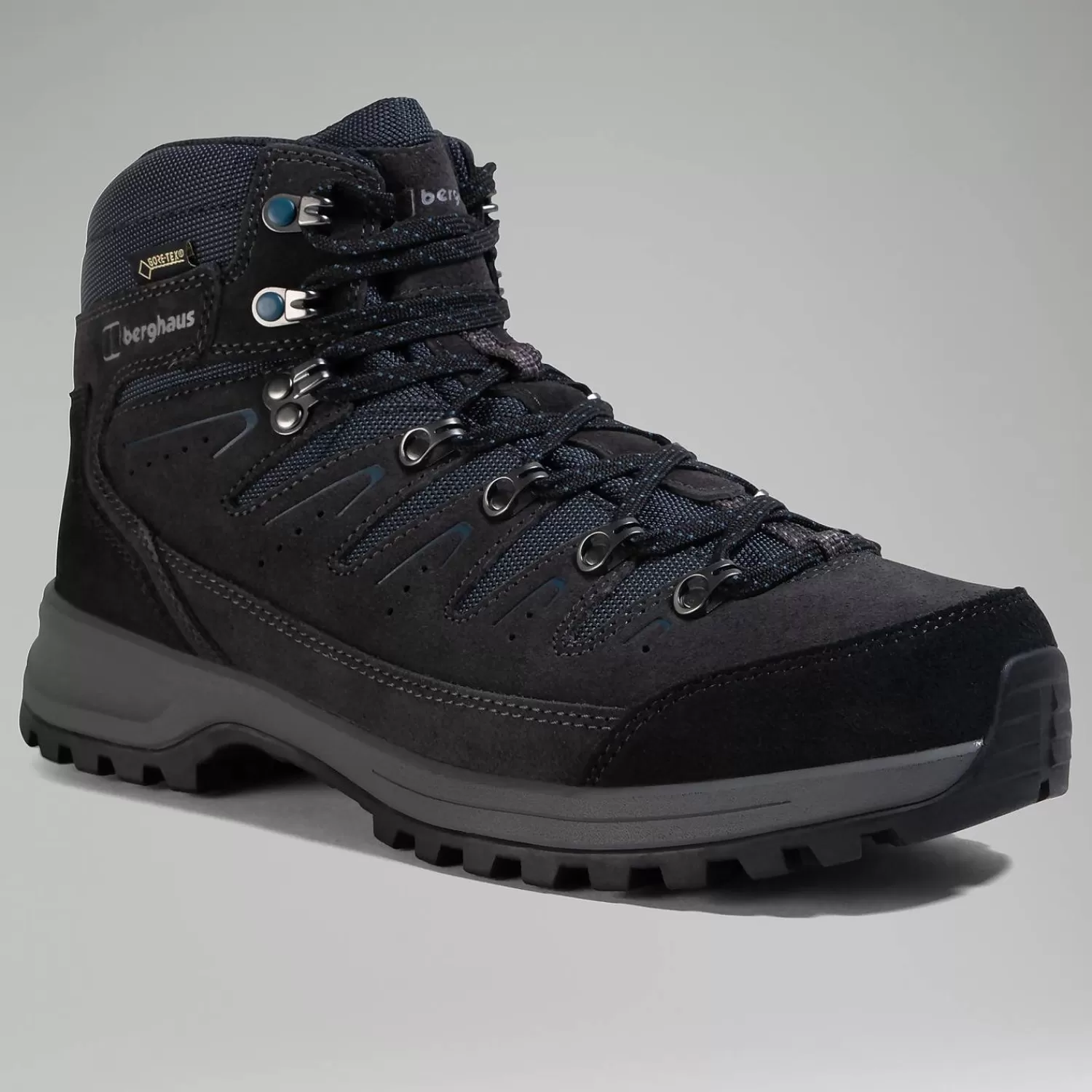 Berghaus Walking | Wandern & Trekking | Wanderstiefel-Explorer Trek GTX Wanderstiefel für Herren - Dunkelgrau/Blau Dark Grey/Blue