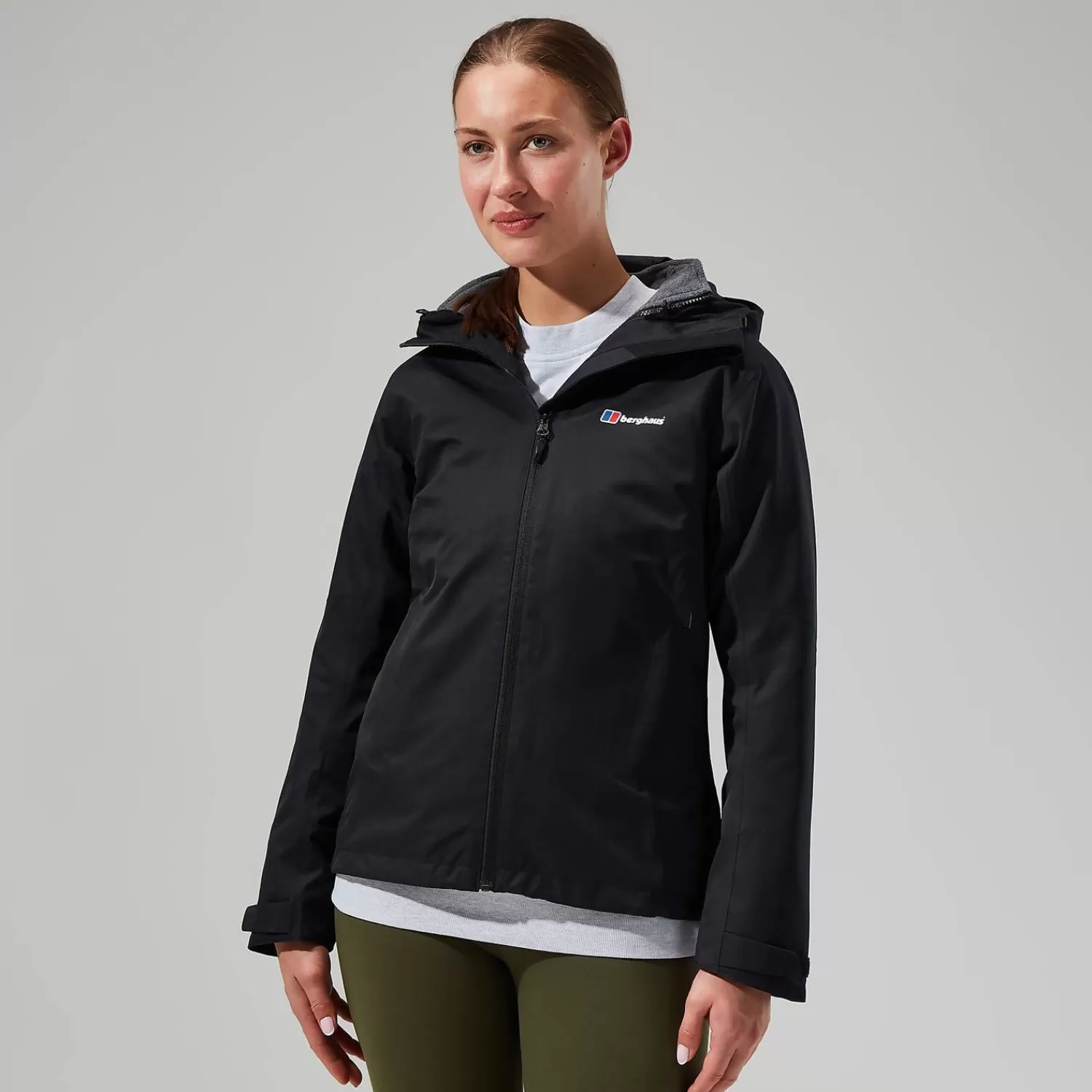 Berghaus Gore-Tex | Wasserdicht-Fellmaster Gemini 3-In-1 Jacke für Damen - Schwarz Black/Black