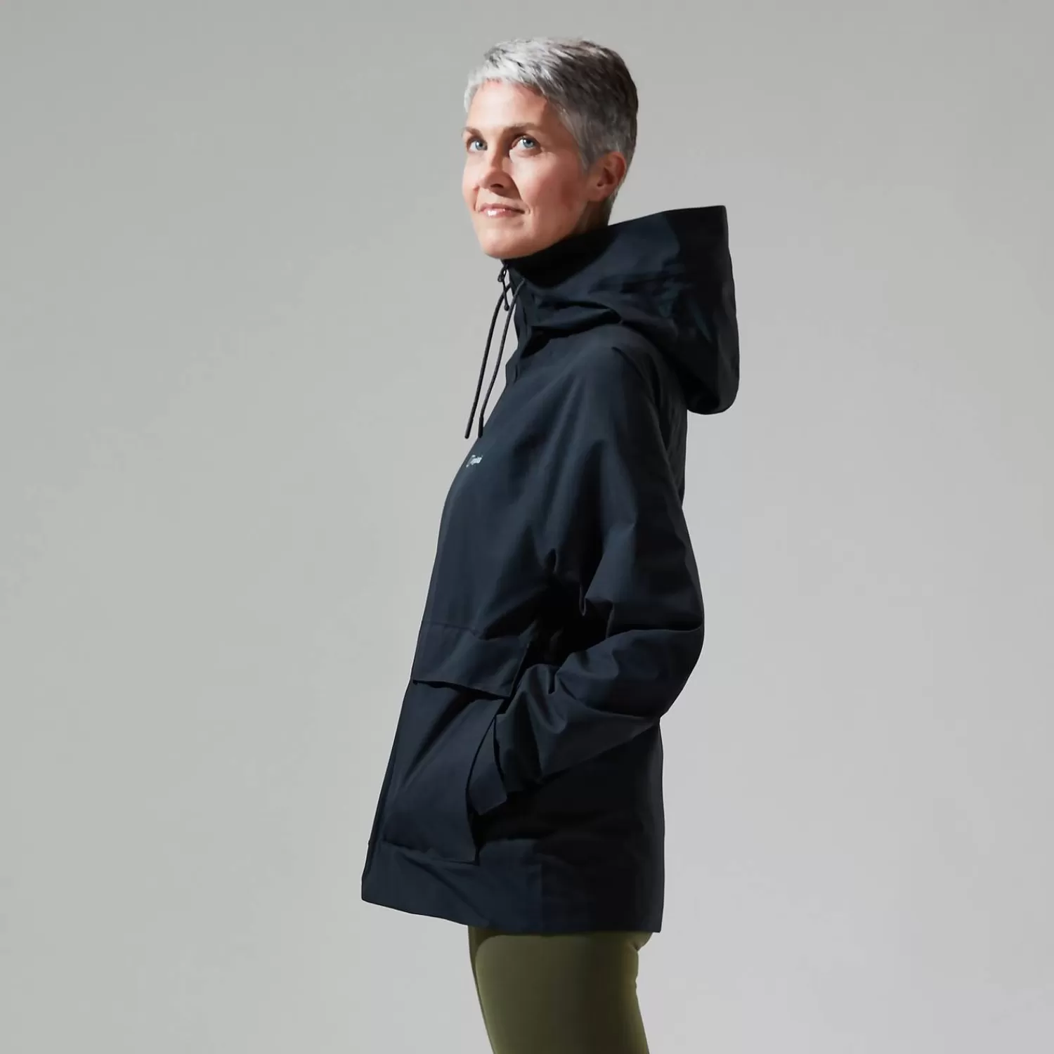 Berghaus Everyday | Gore-Tex | Wasserdicht-Highraise Jacken für Damen - Schwarz