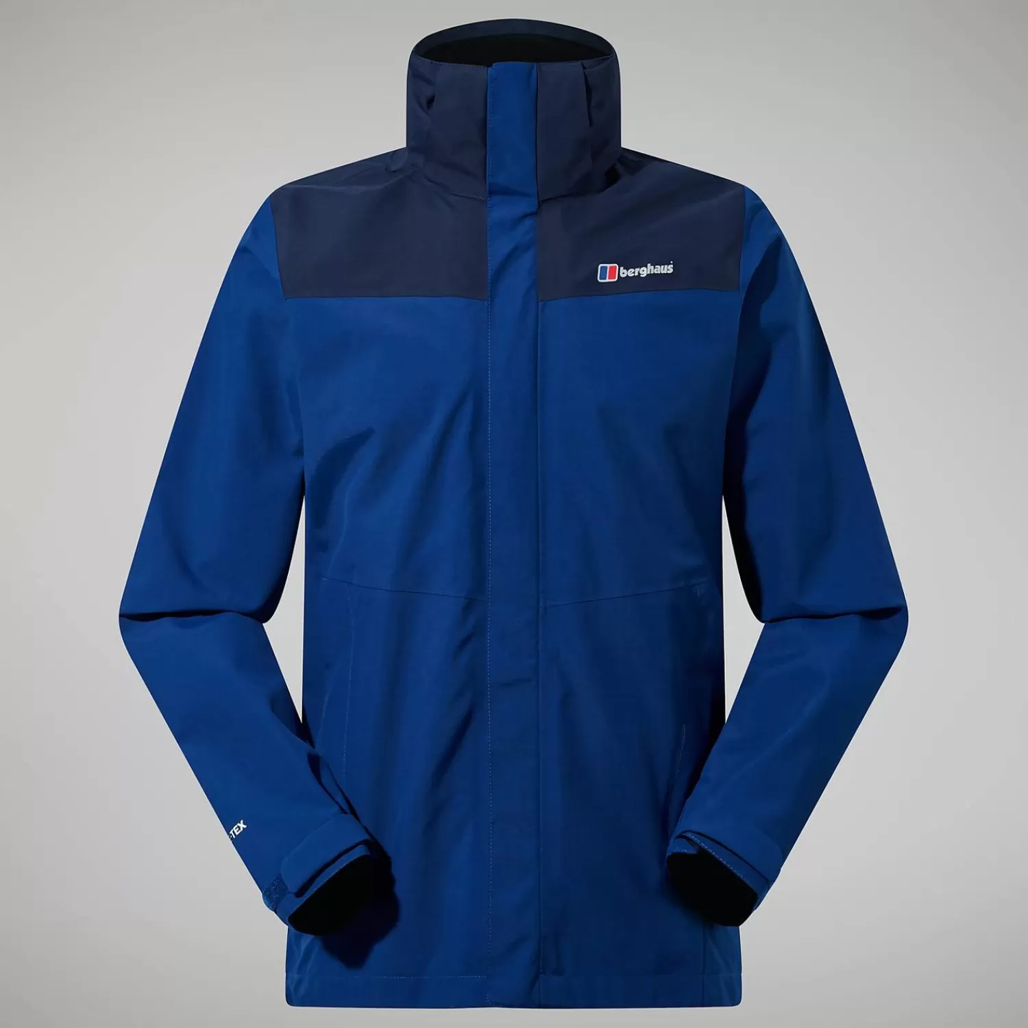 Berghaus Wandern & Trekking | Gore-Tex | Wasserdicht-Hillwalker InterActive Jacken für Herren - Blau/Dunkelblau Blue/Dark Blue