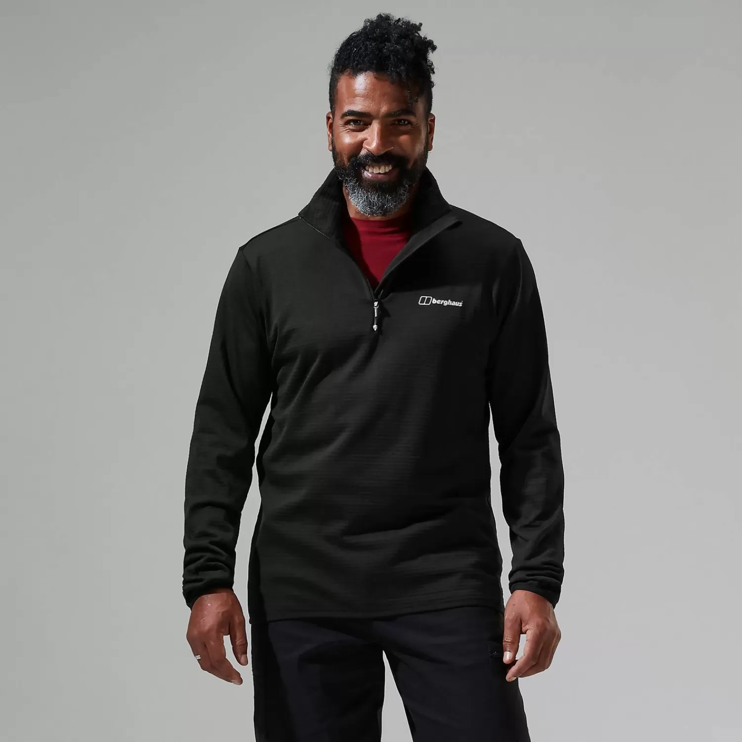 Berghaus Everyday | Fleece-Keppla Half Zip Fleece für Herren - Schwarz