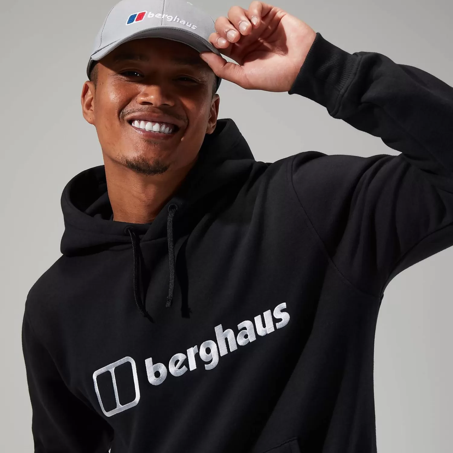 Berghaus Walking | Hoodies-Logo Hoodie für Herren - Schwarz