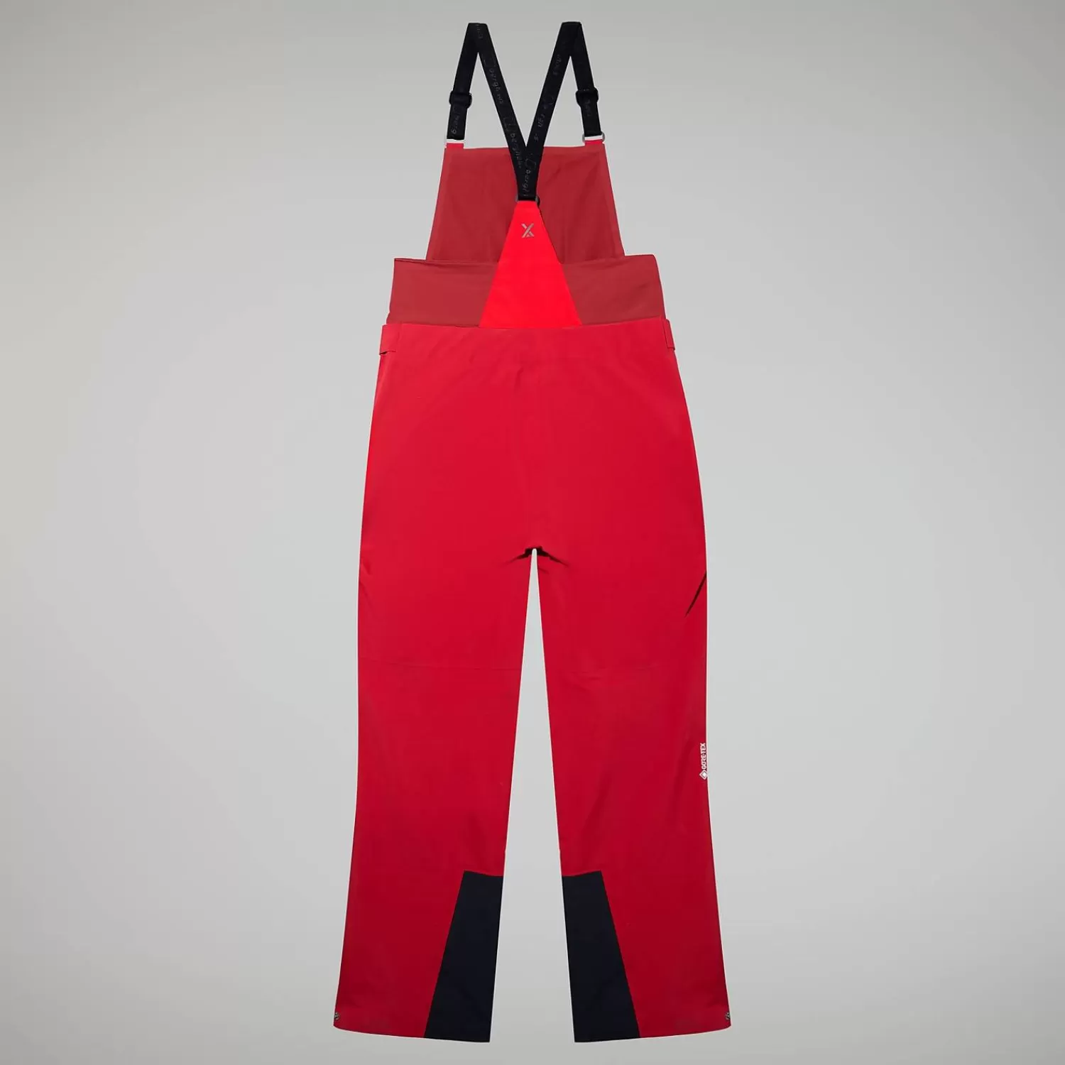 Berghaus Überhosen | Lange Hosen-MTN Arete Descend GTX Bib Pants für Damen - Rot