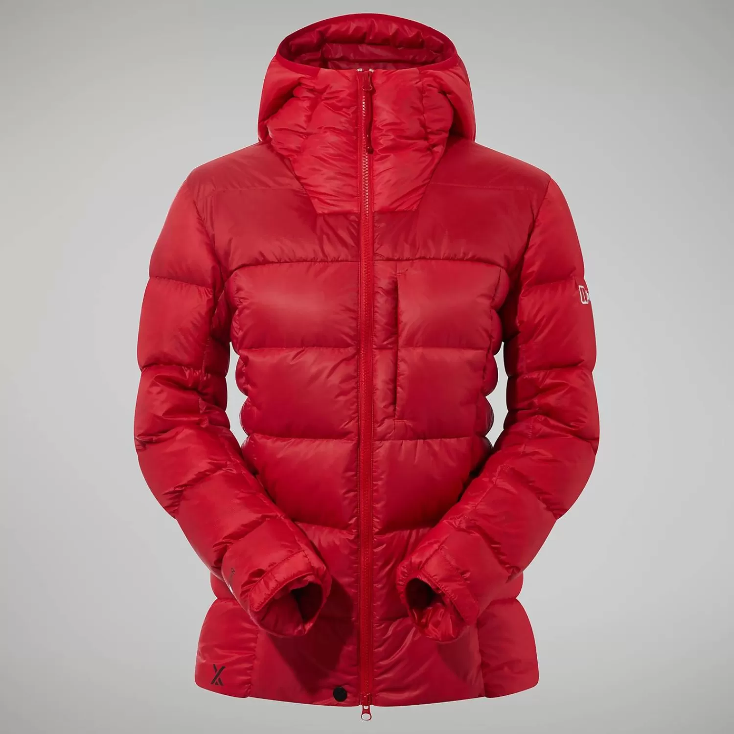 Berghaus Isolierend-MTN Arete Ultra Down Hoodie für Damen - Rot Goji Berry/Haute Red