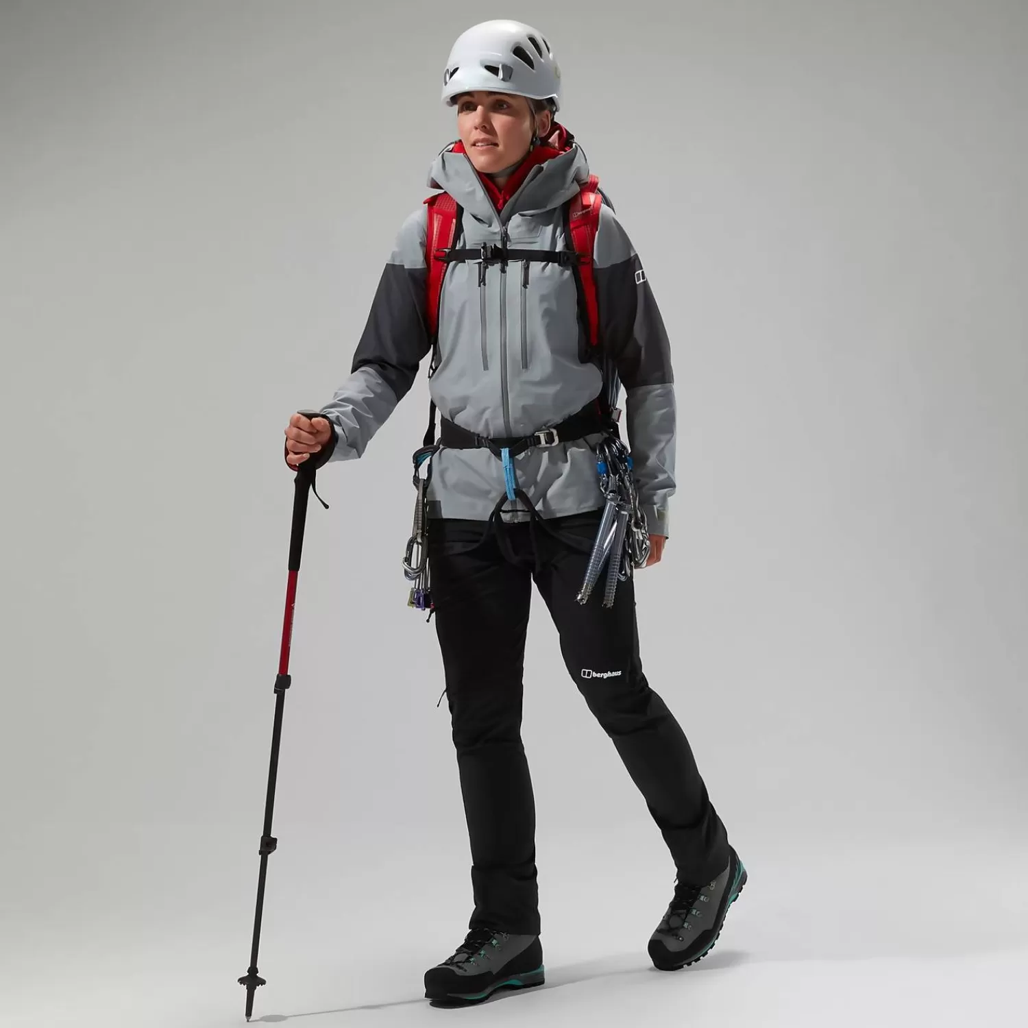 Berghaus Lange Hosen-MTN Guide Alpine Hosen für Damen - Schwarz