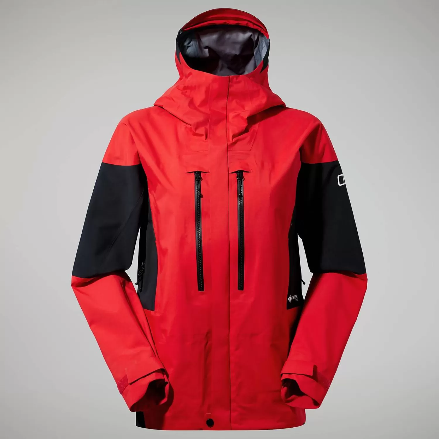 Berghaus Gore-Tex | Wasserdicht-MTN Guide GTX Pro Jacken für Damen - Rot/Schwarz