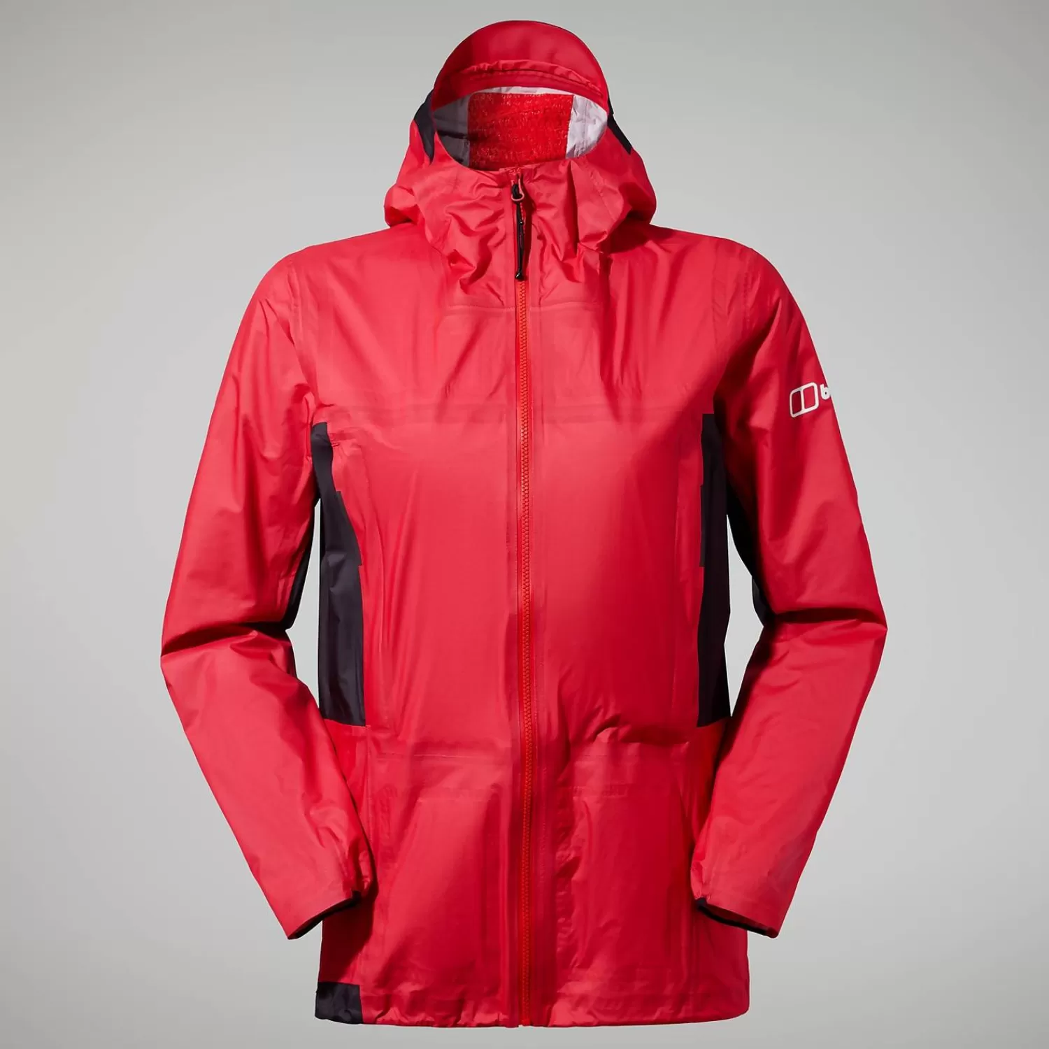 Berghaus Wasserdicht-MTN Guide Hyper Alpha Jacken für Damen - Rot/Schwarz Goji Berry/Jet Black