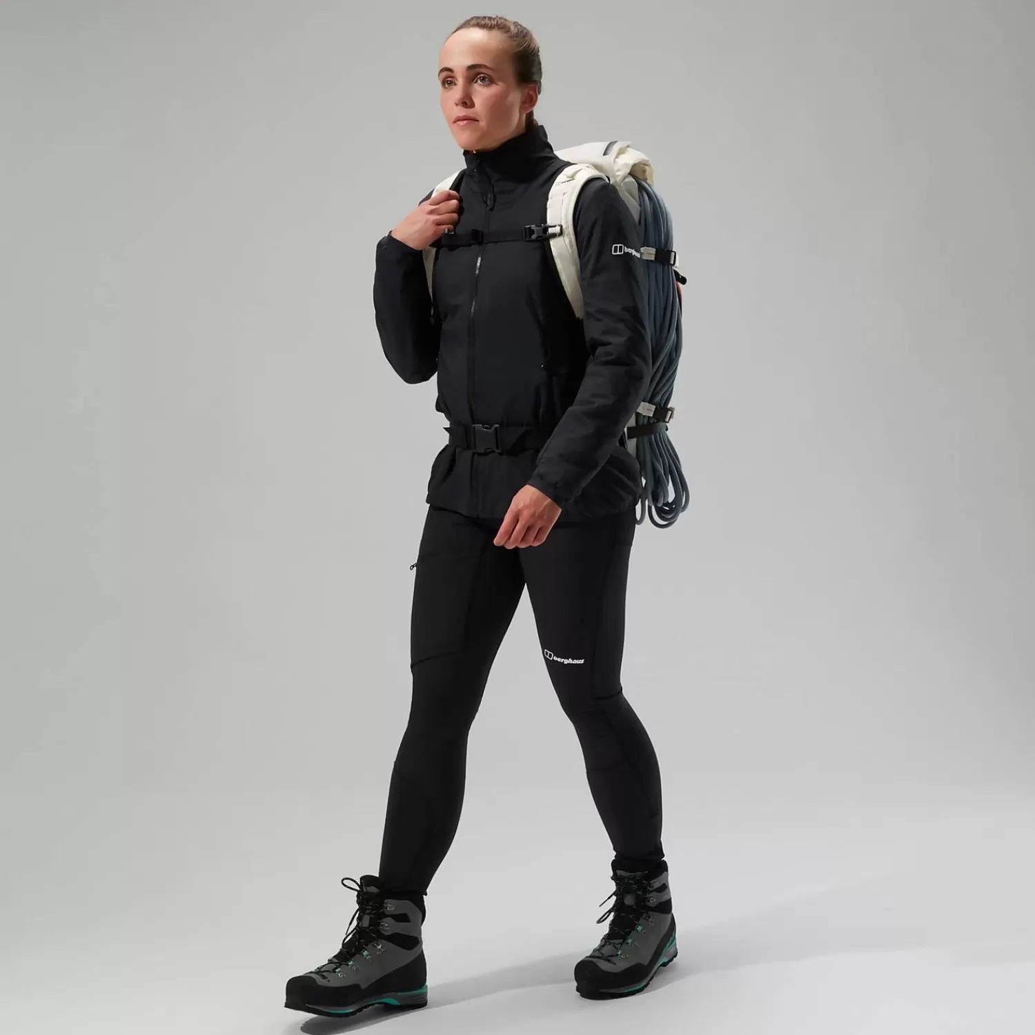 Berghaus Isolierend-MTN Guide MW Hybrid Jacken für Damen - Schwarz