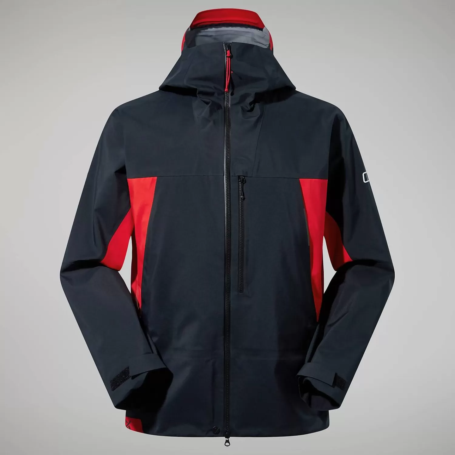 Berghaus Gore-Tex | Wasserdicht-MTN Seeker GTX Jacken für Herren - Schwarz/Rot Jet Black/Goji Berry