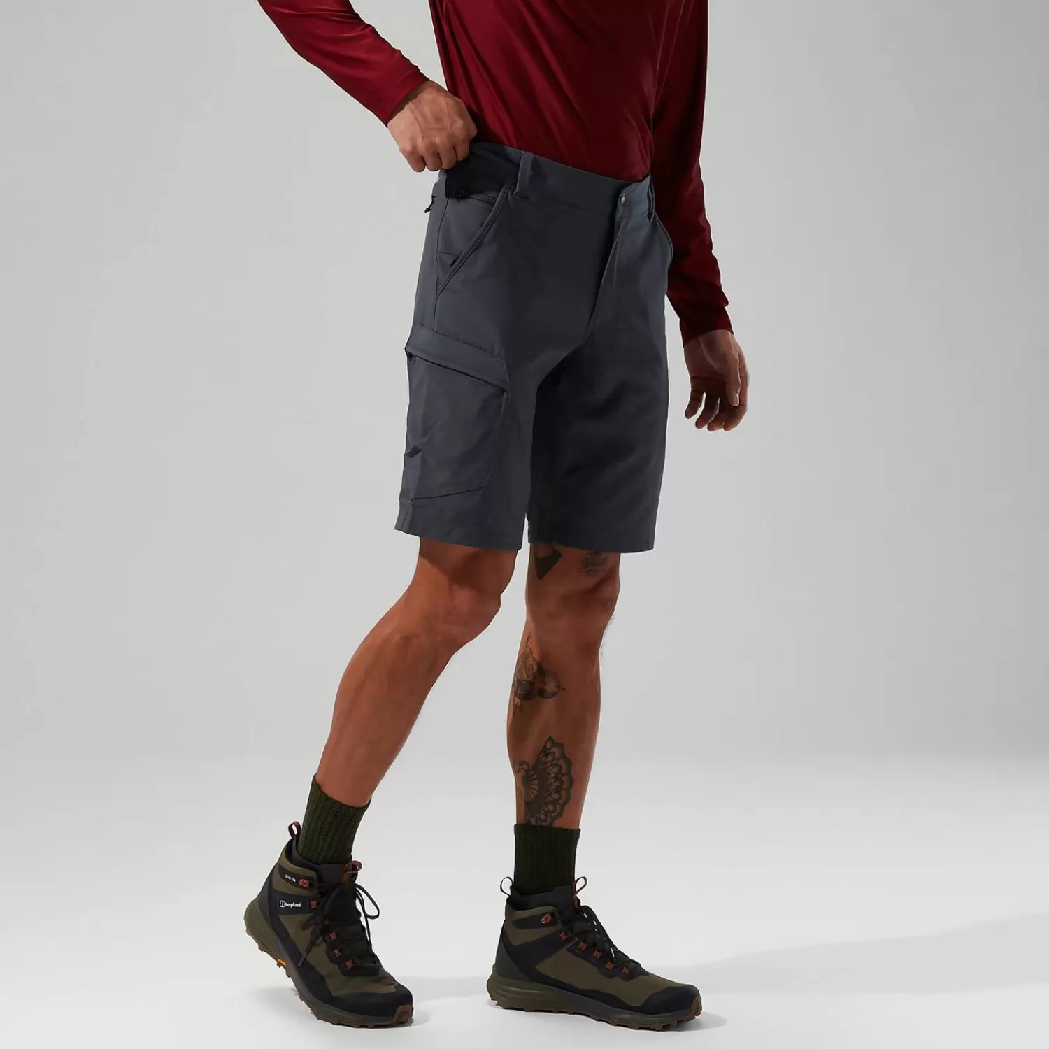 Berghaus Shorts-Navigator 2.0 Shorts für Herren - Grau Grey/Grey