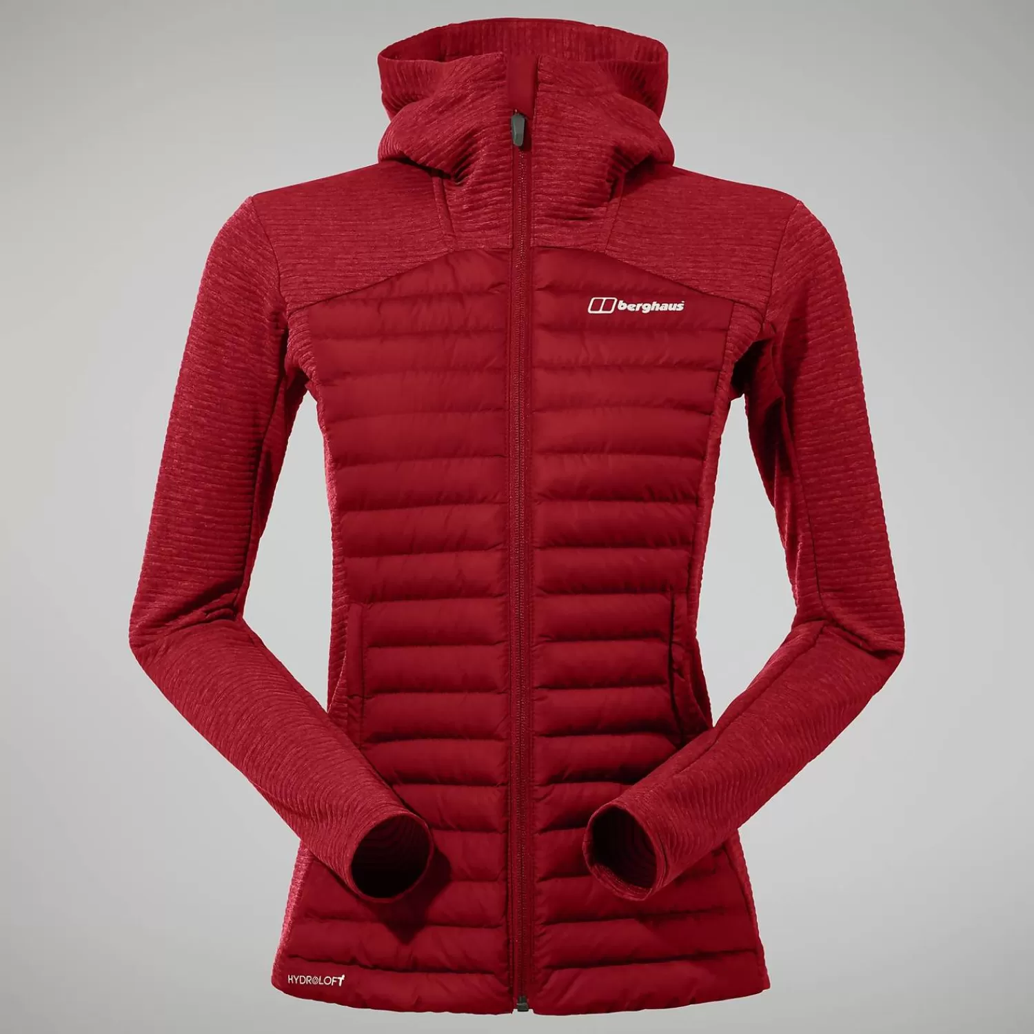 Berghaus Everyday | Isolierend-Nula Hybrid Jacken für Damen - Dunkel Rot