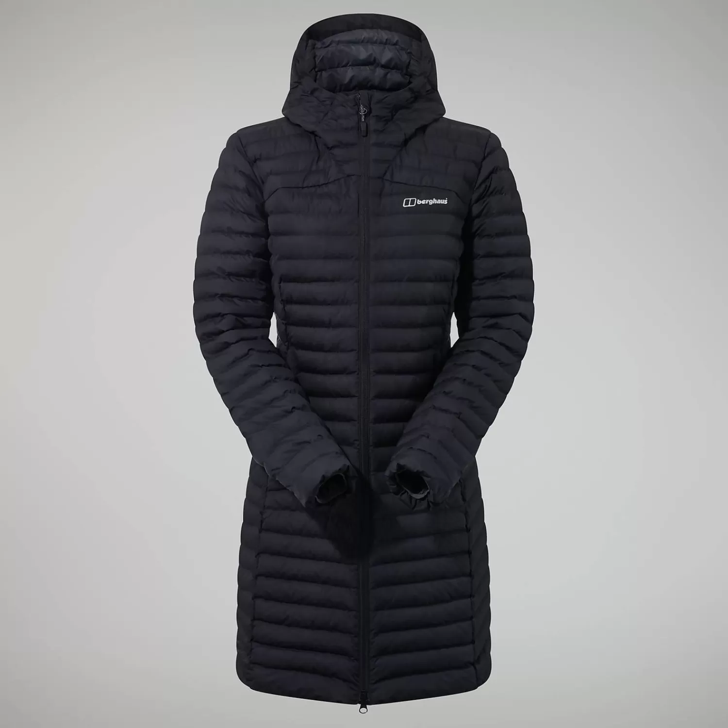 Berghaus Everyday | Isolierend-Nula Micro Long Jacken für Damen - Schwarz Black/Black