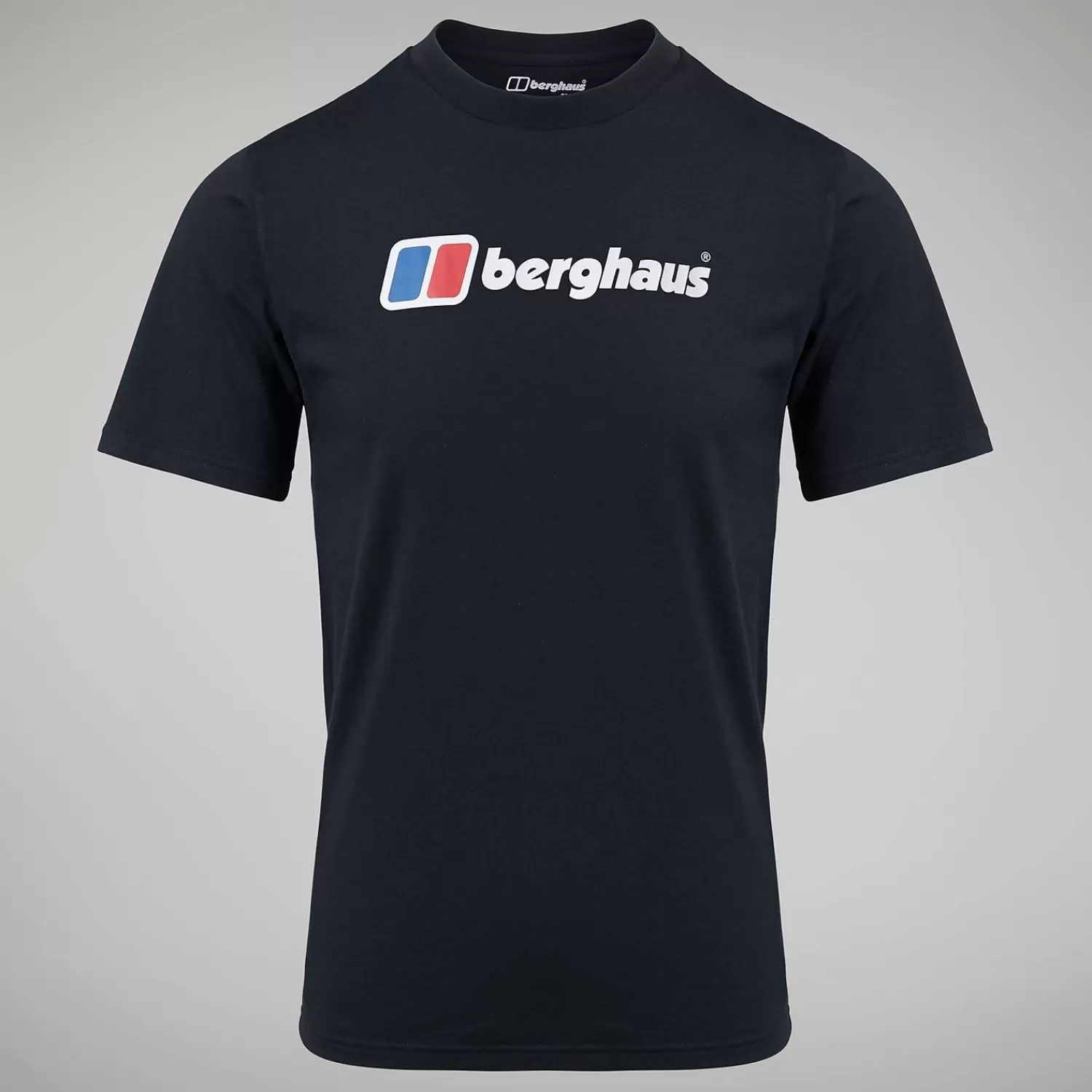 Berghaus Walking | T-Shirts-Organic Big Classic Logo T-Shirt für Herren - Schwarz