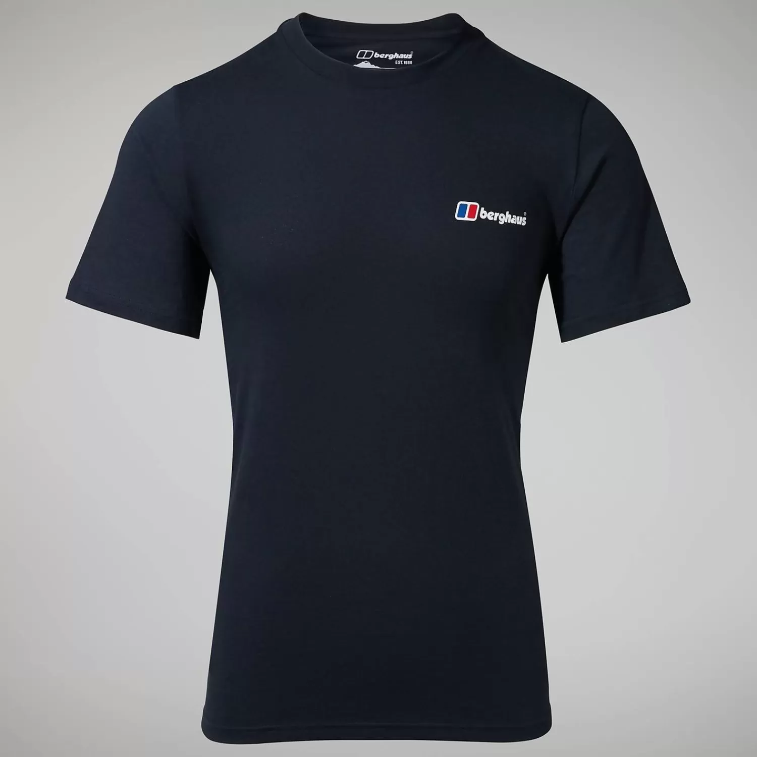 Berghaus Everyday | Walking | T-Shirts-Organic Classic Logo T-Shirt für Herren - Schwarz Black/Black