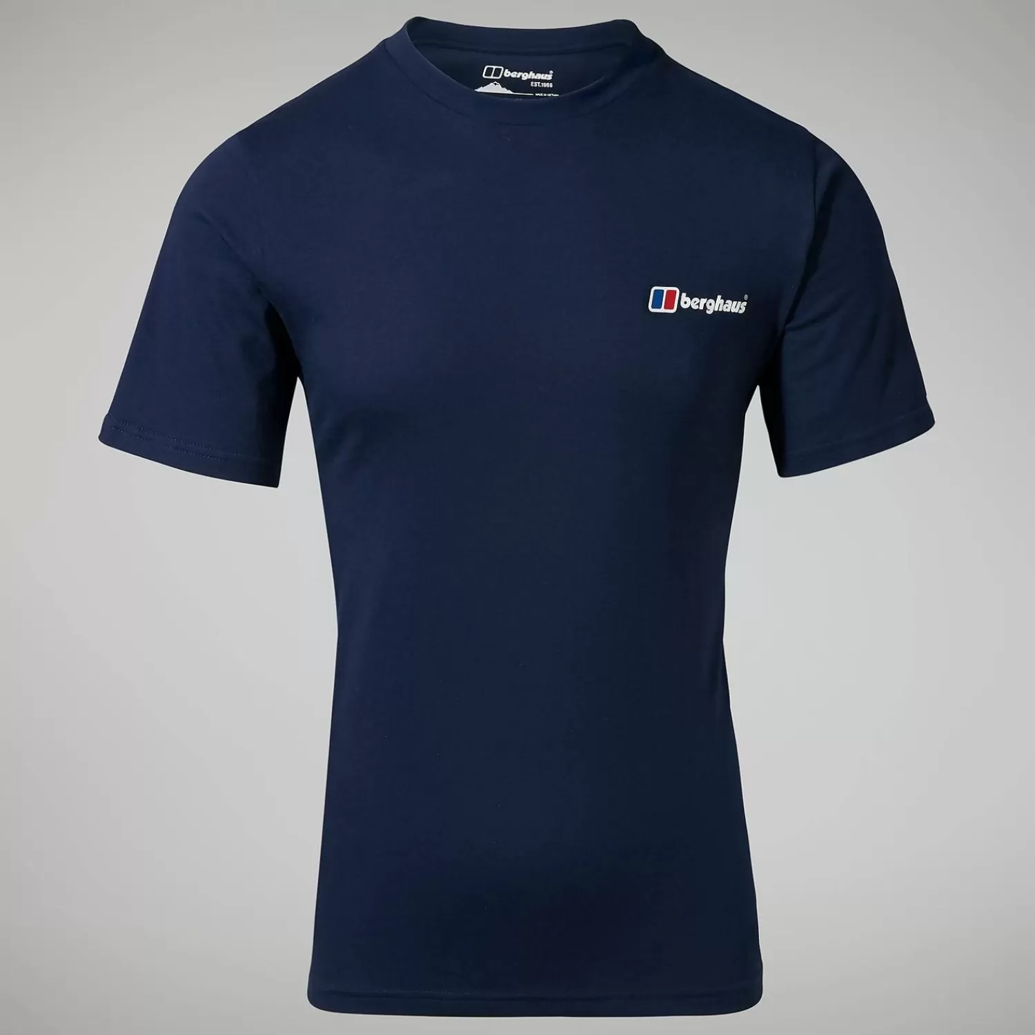 Berghaus Everyday | Walking | T-Shirts-Organic Front & Back Logo T-Shirt für Herren - Dunkelblau Dark Blue/Dark Blue