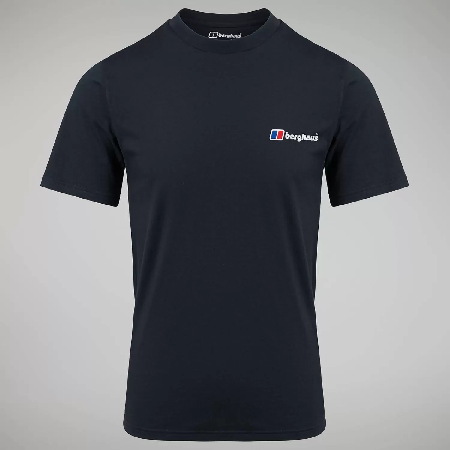 Berghaus Everyday | Walking | T-Shirts-Organic Front & Back Logo T-Shirt für Herren - Schwarz Black/Black