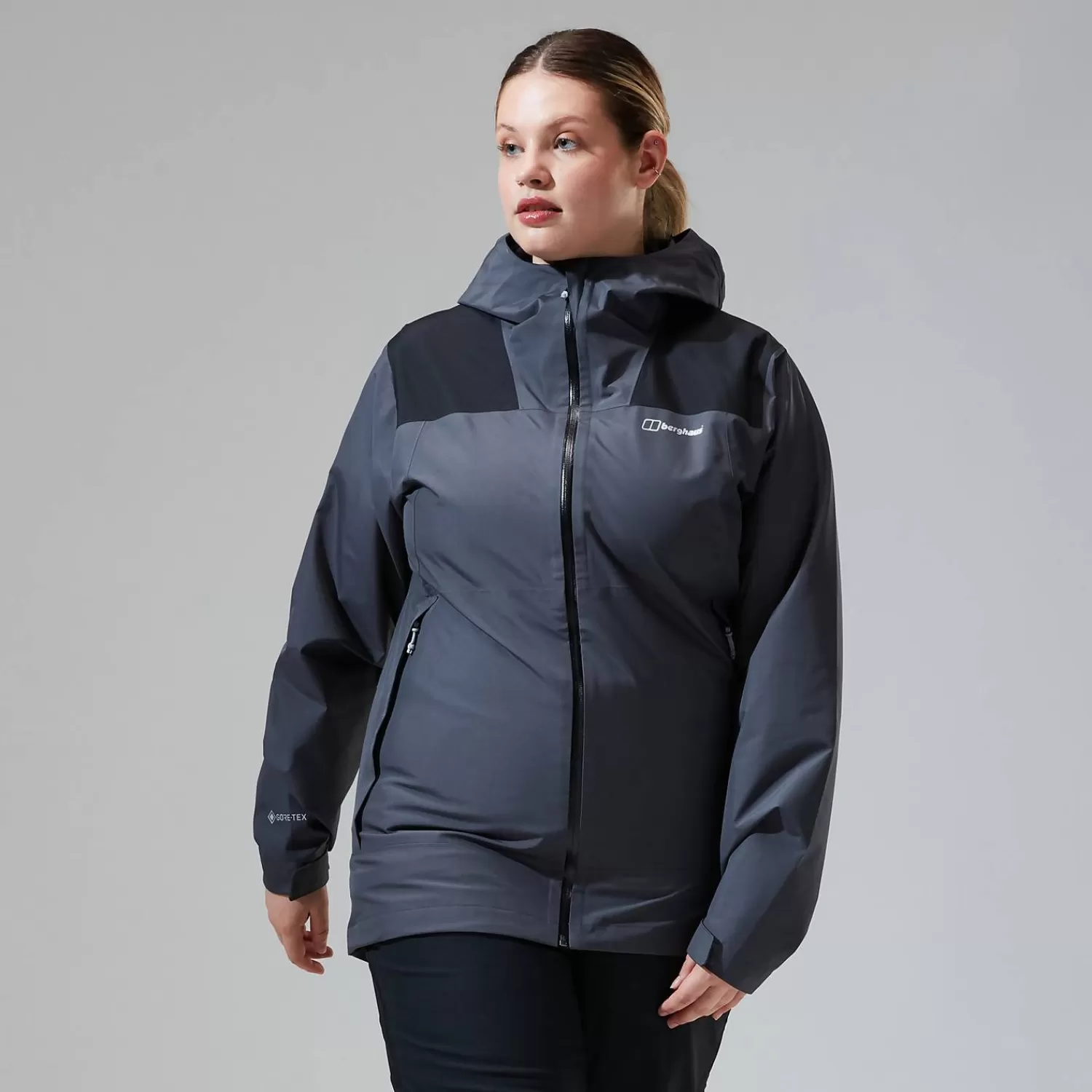 Berghaus Wandern & Trekking | Gore-Tex | Wasserdicht-Paclite Dynak Jacken für Damen - Grau/Schwarz