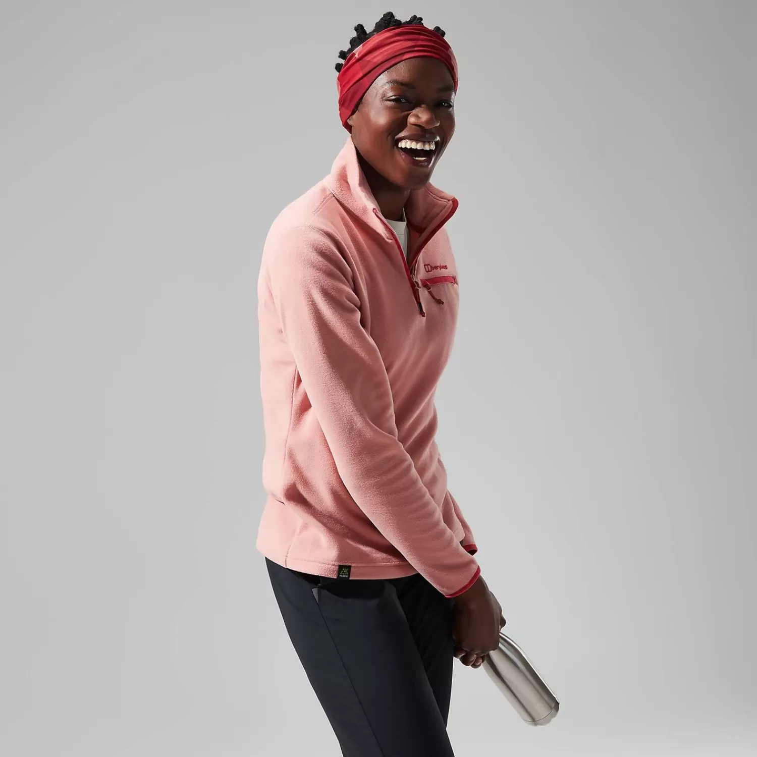 Berghaus Fleece-Prism 2.0 Micro Half Zip Fleece für Damen - Rosa