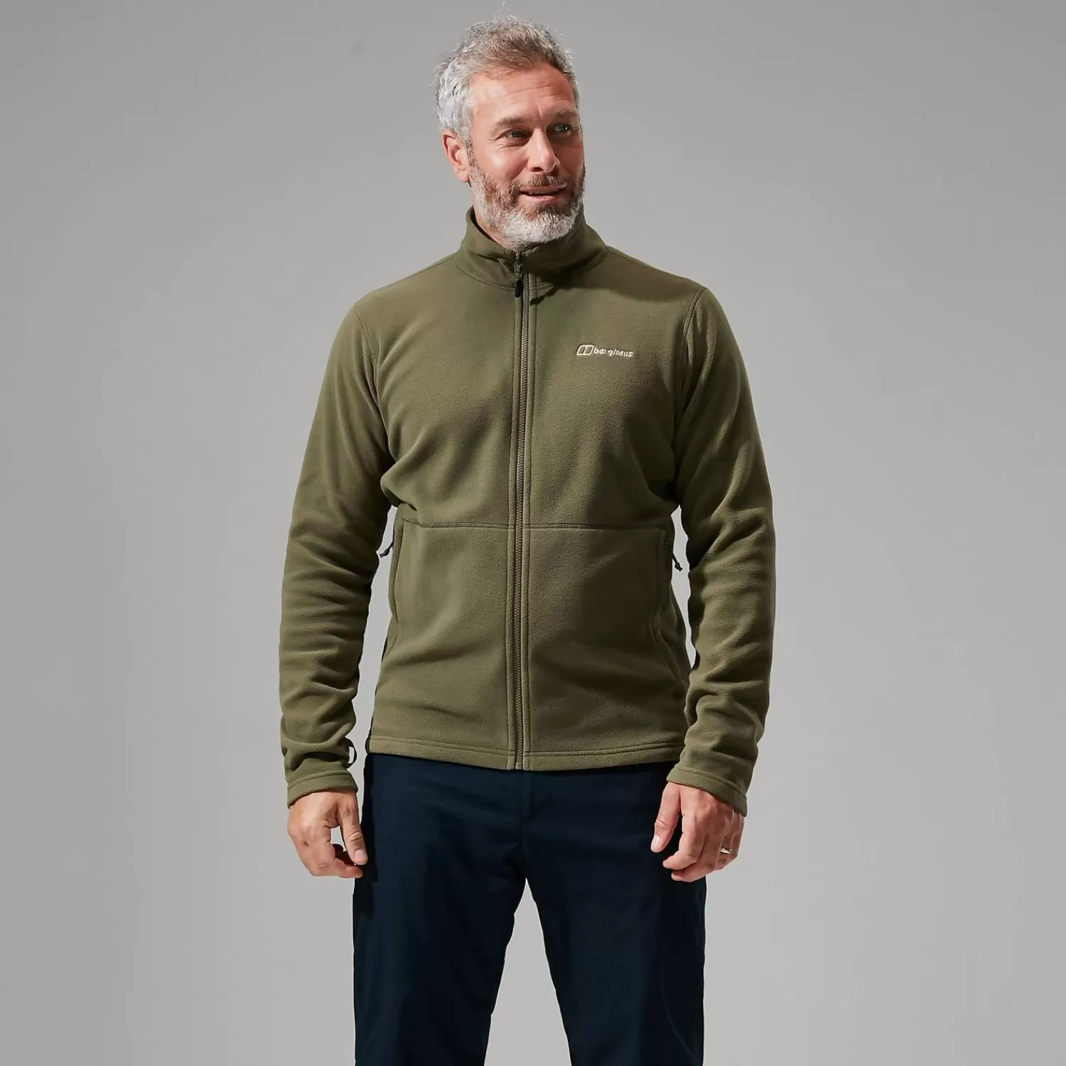 Berghaus Everyday | Fleece-Prism Micro Polartec Interactive Jacken für Herren - Dunkelgrün