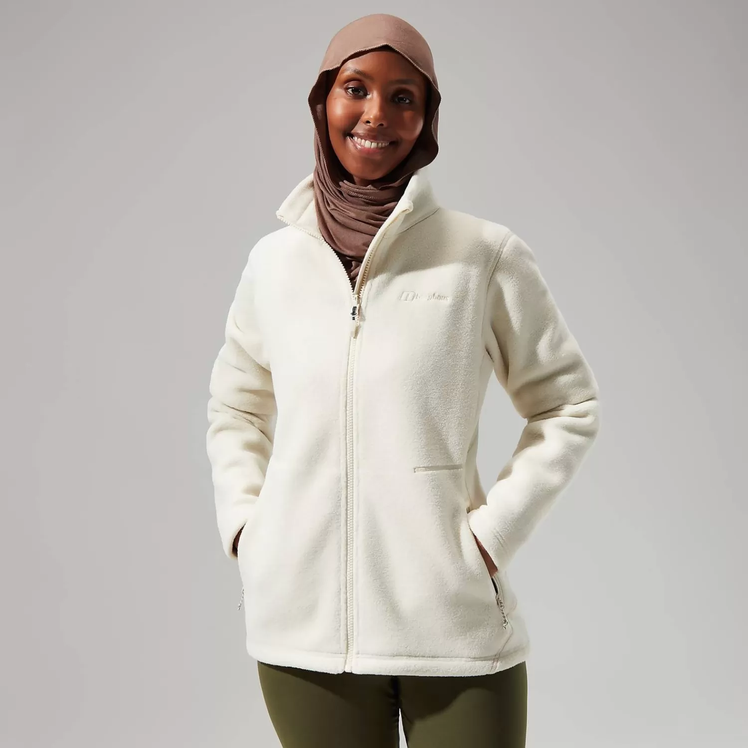 Berghaus Everyday | Fleece-Prism Polartec InterActive Jacken für Damen - Naturfarben Natural