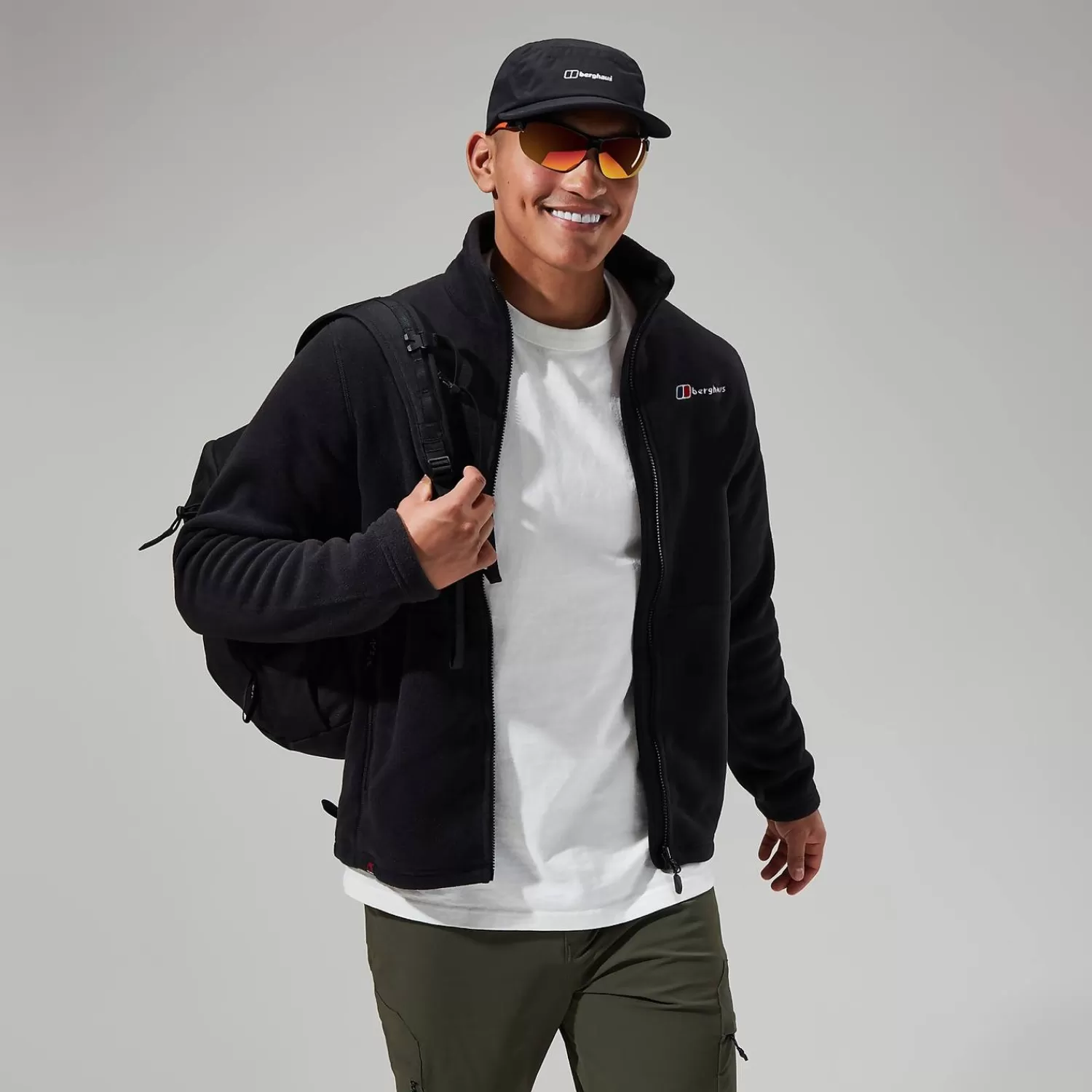 Berghaus Everyday | Fleece-Prism Polartec InterActive Jacken für Herren - Schwarz