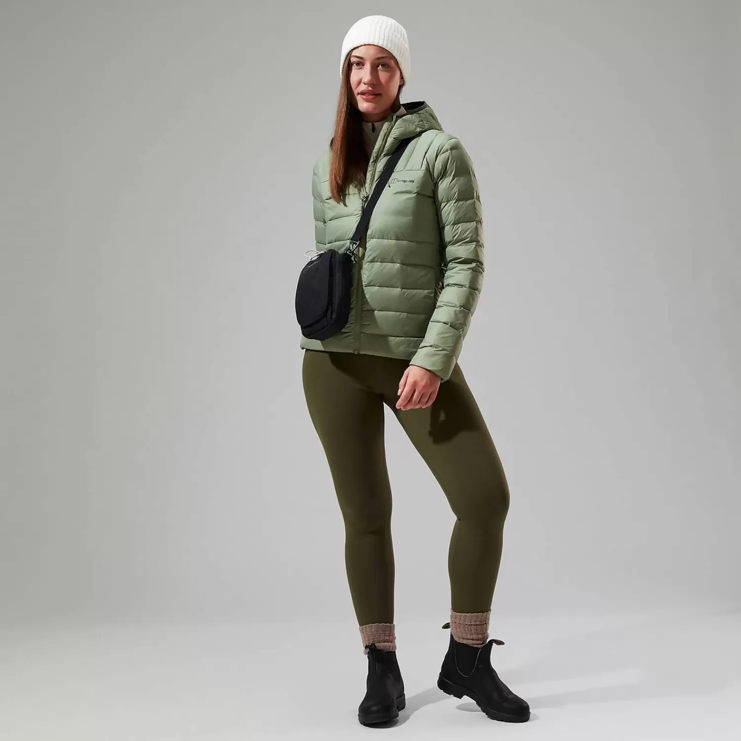 Berghaus Everyday | Isolierend-Silksworth Daunenjacke mit Kapuze für Damen - Grün Dark Green