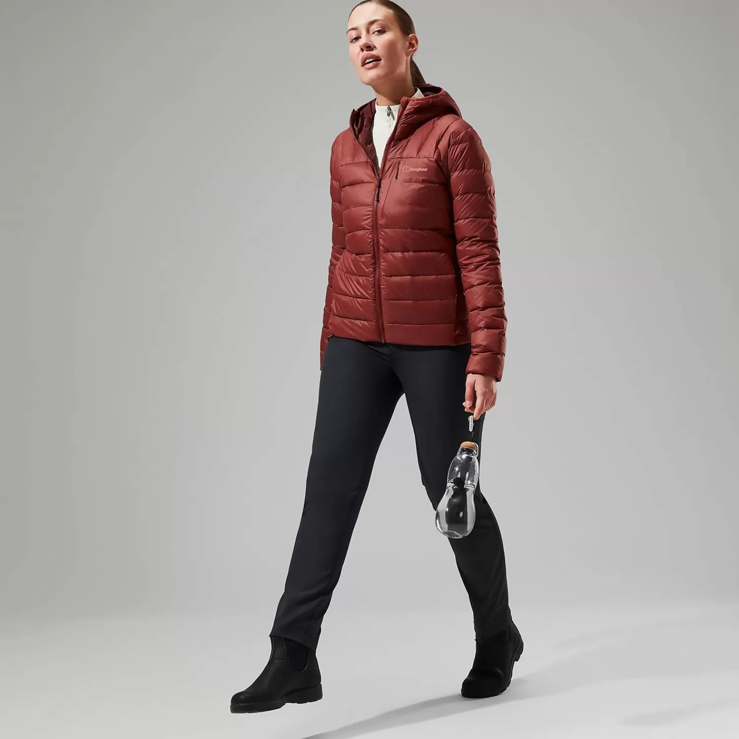 Berghaus Everyday | Isolierend-Silksworth Daunenjacke mit Kapuze für Damen - Rot Dark Red