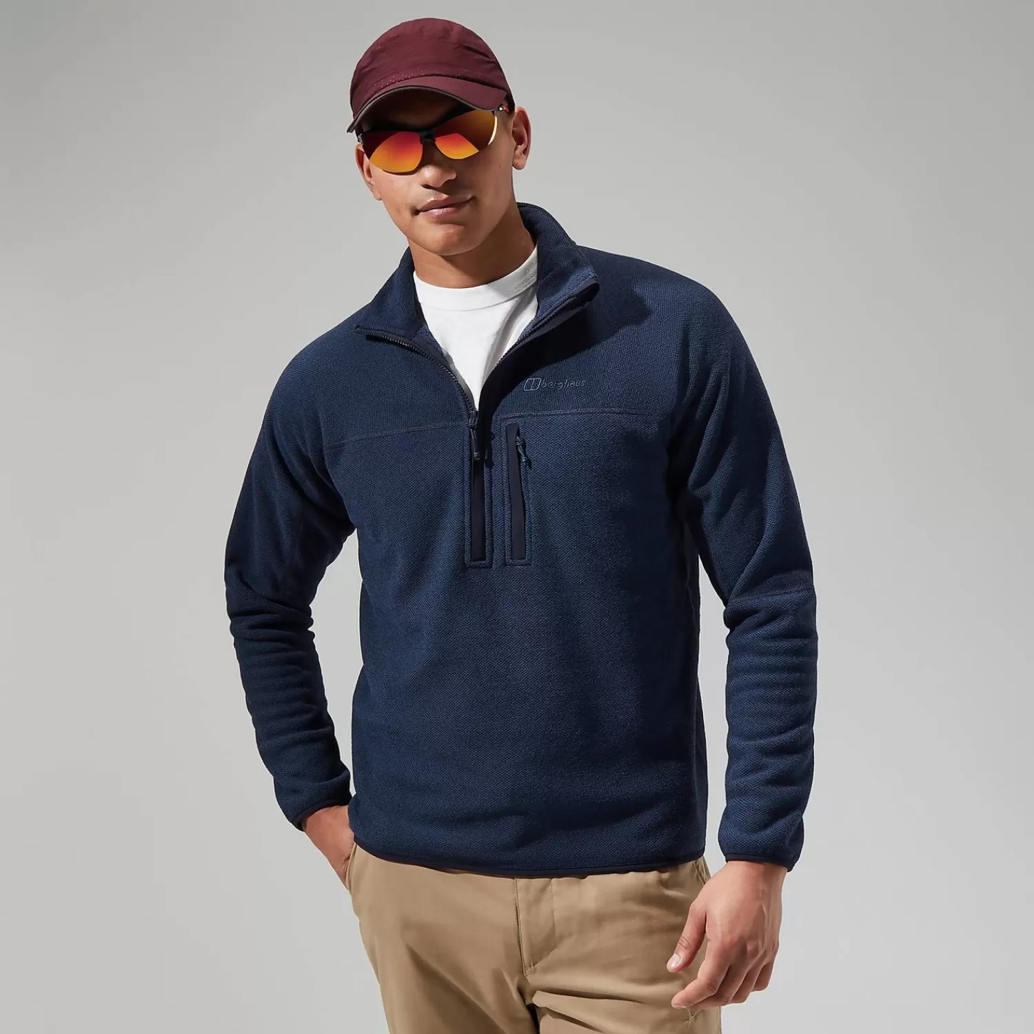 Berghaus Everyday | Fleece-Stainton 2.0 Half Zip Fleece für Herren - Dunkel Blau