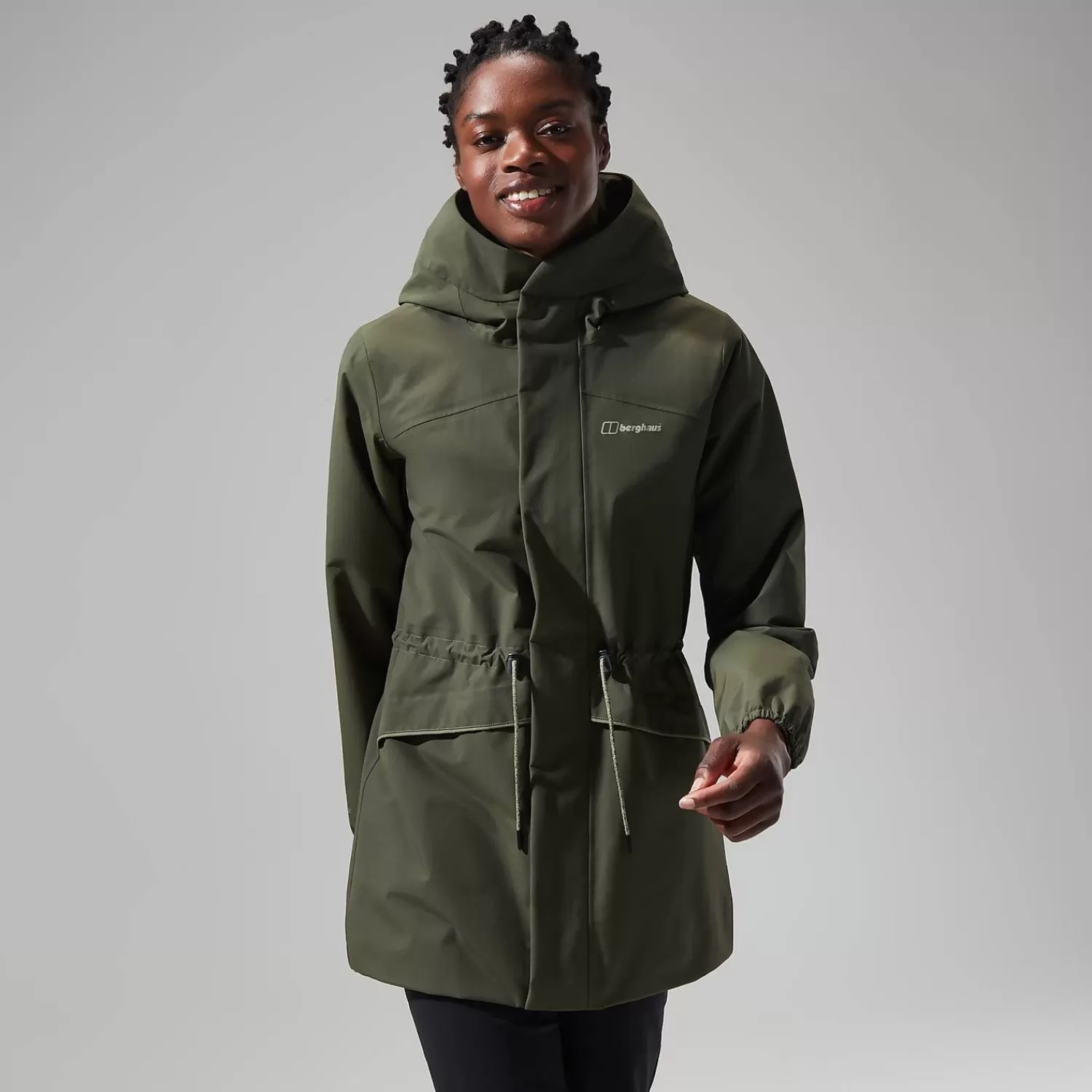 Berghaus Everyday | Wasserdicht-Swirlhow Jacken für Damen - Grün Deep Depths