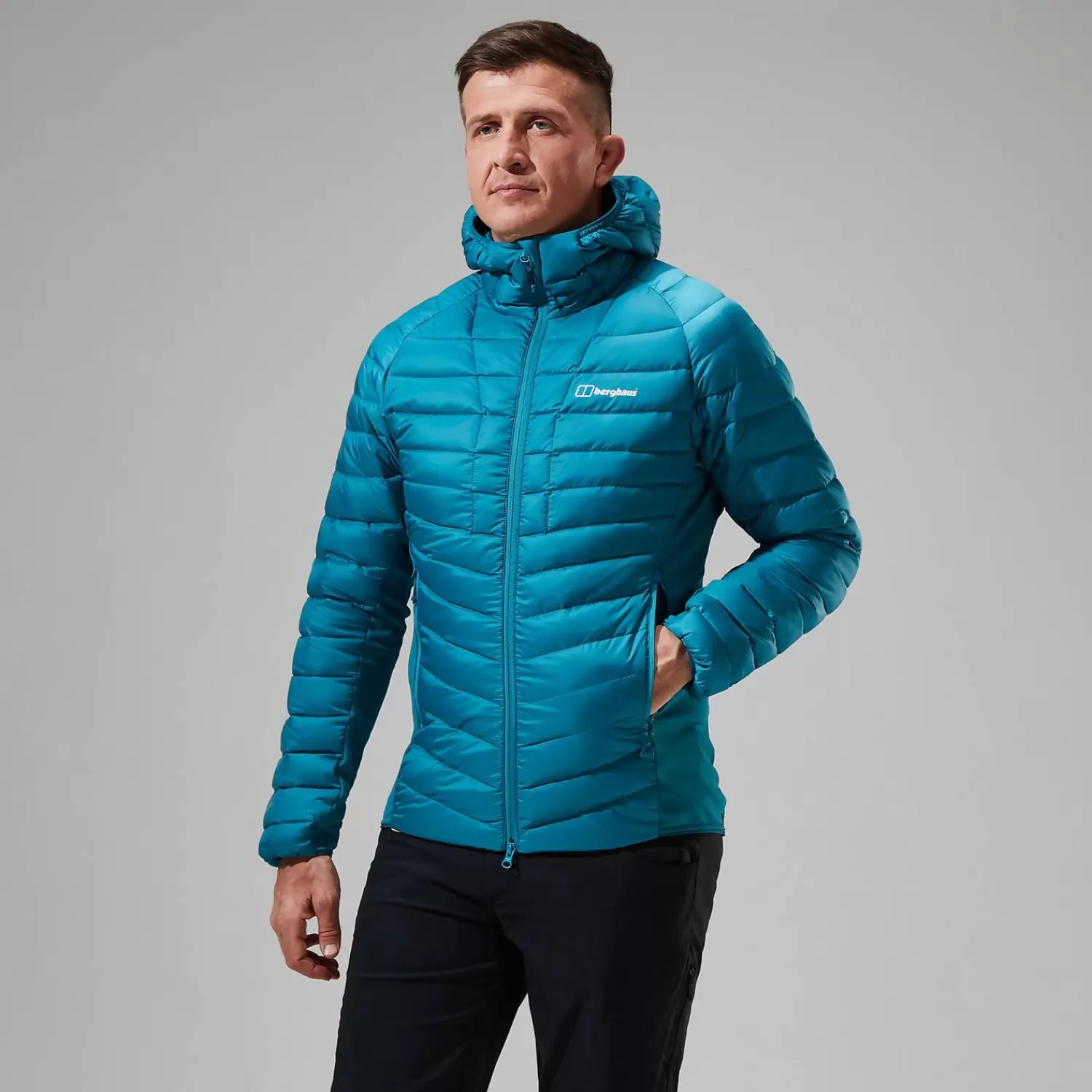 Berghaus Isolierend-Tephra Stretch Reflect 2.0 Hoodie für Herren - Türkis Turqoise