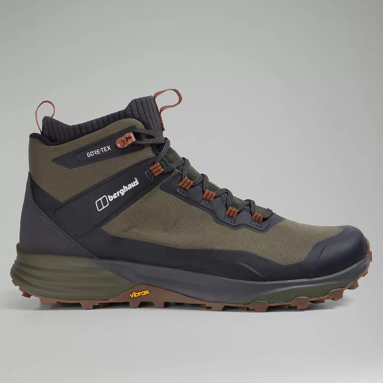 Berghaus Everyday | Wanderstiefel-VC22 Mid GTX Wanderschuhe für Herren - Dunkelbraun/Dunkelgrün Dark Brown/Dark Green