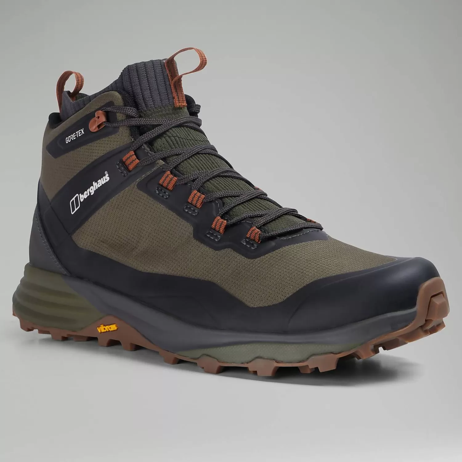 Berghaus Everyday | Wanderstiefel-VC22 Mid GTX Wanderschuhe für Herren - Dunkelbraun/Dunkelgrün Dark Brown/Dark Green