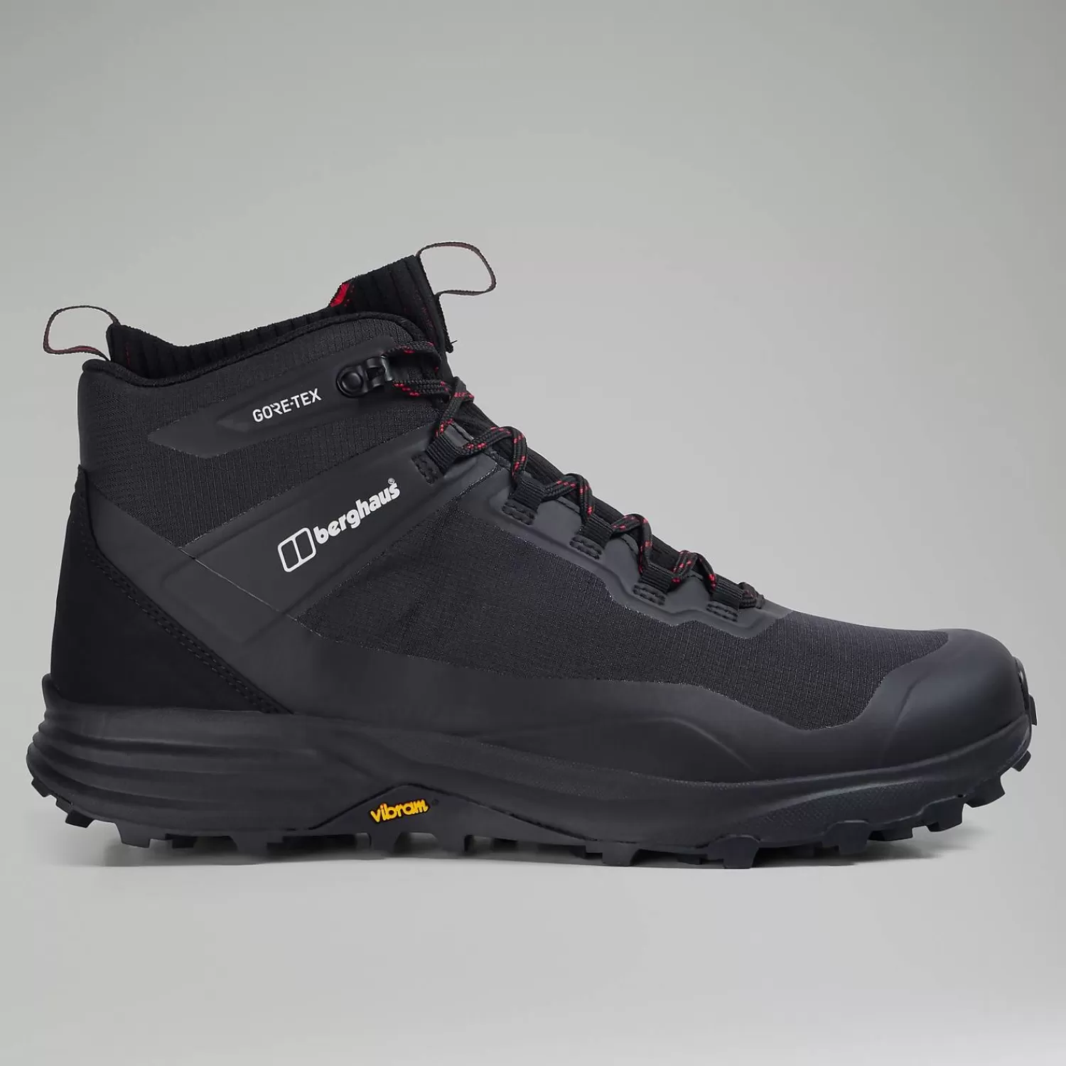 Berghaus Everyday | Wanderstiefel-VC22 Mid GTX Wanderschuhe für Herren - Schwarz/Rot Black/Red