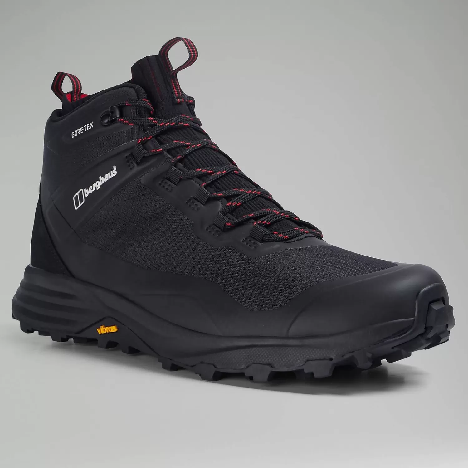 Berghaus Everyday | Wanderstiefel-VC22 Mid GTX Wanderschuhe für Herren - Schwarz/Rot Black/Red